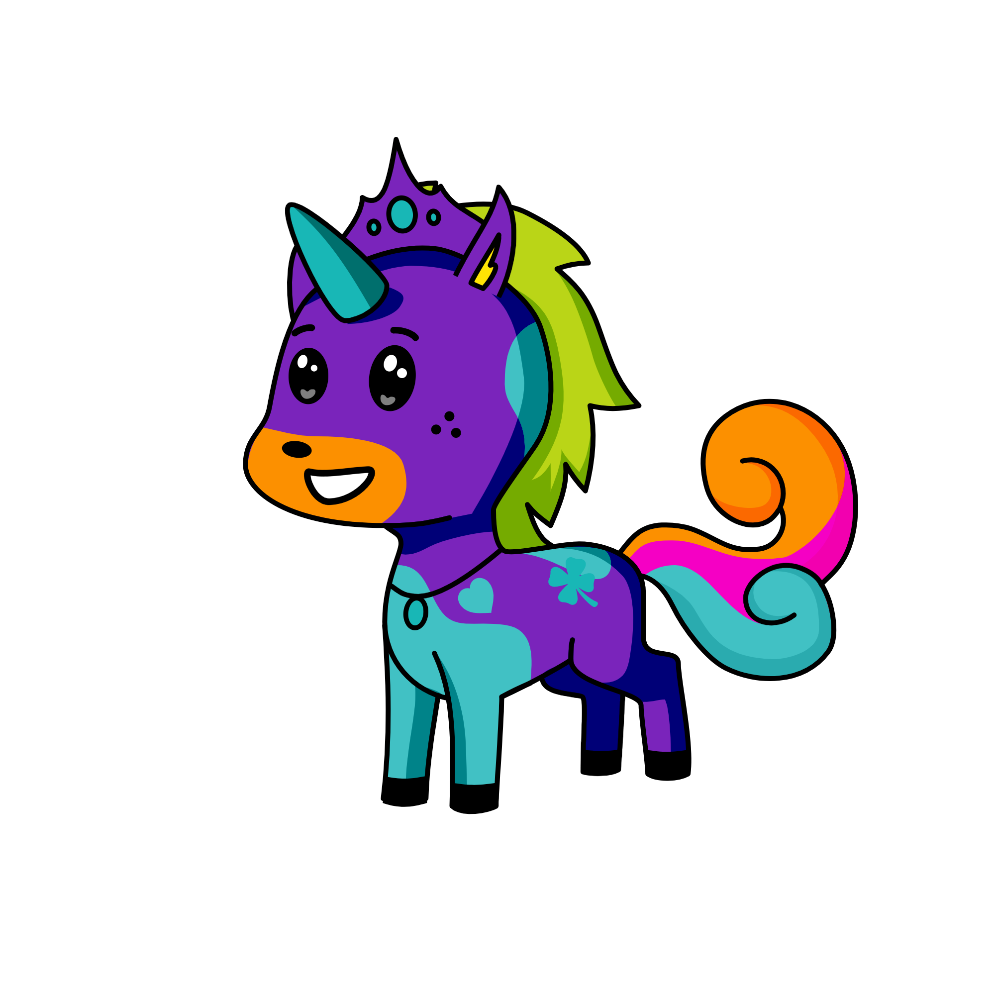 rainbow, the unicorn