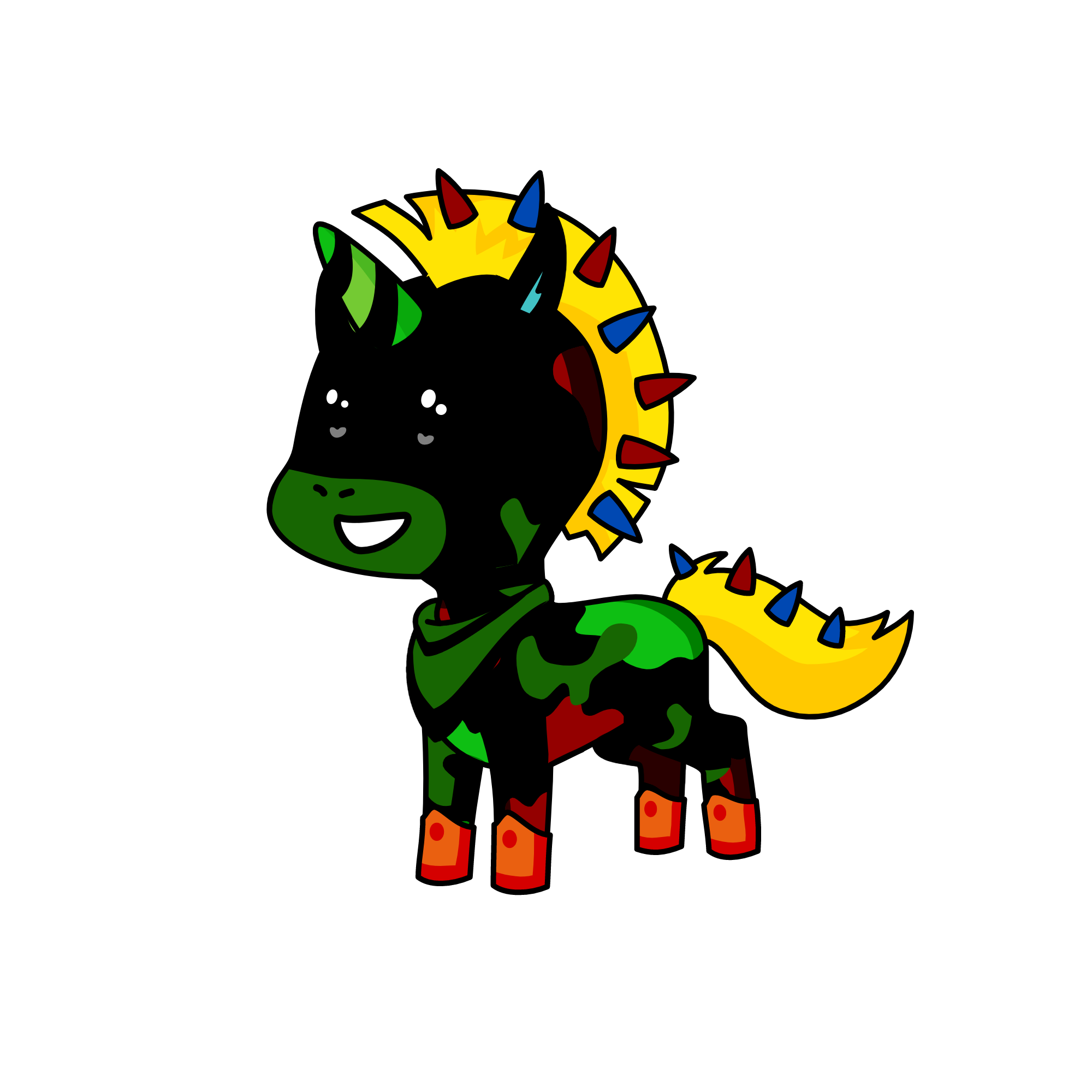 Spike, the unicorn