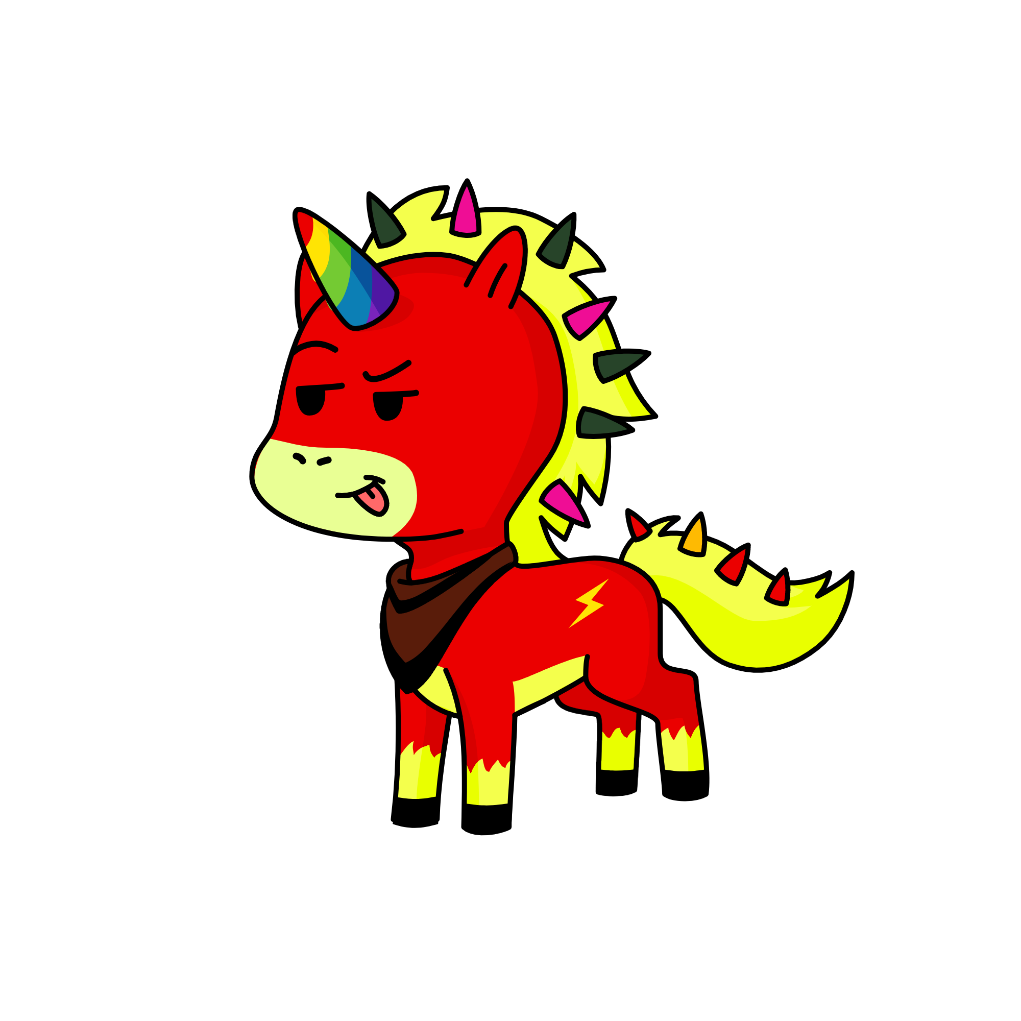 the flash, the unicorn