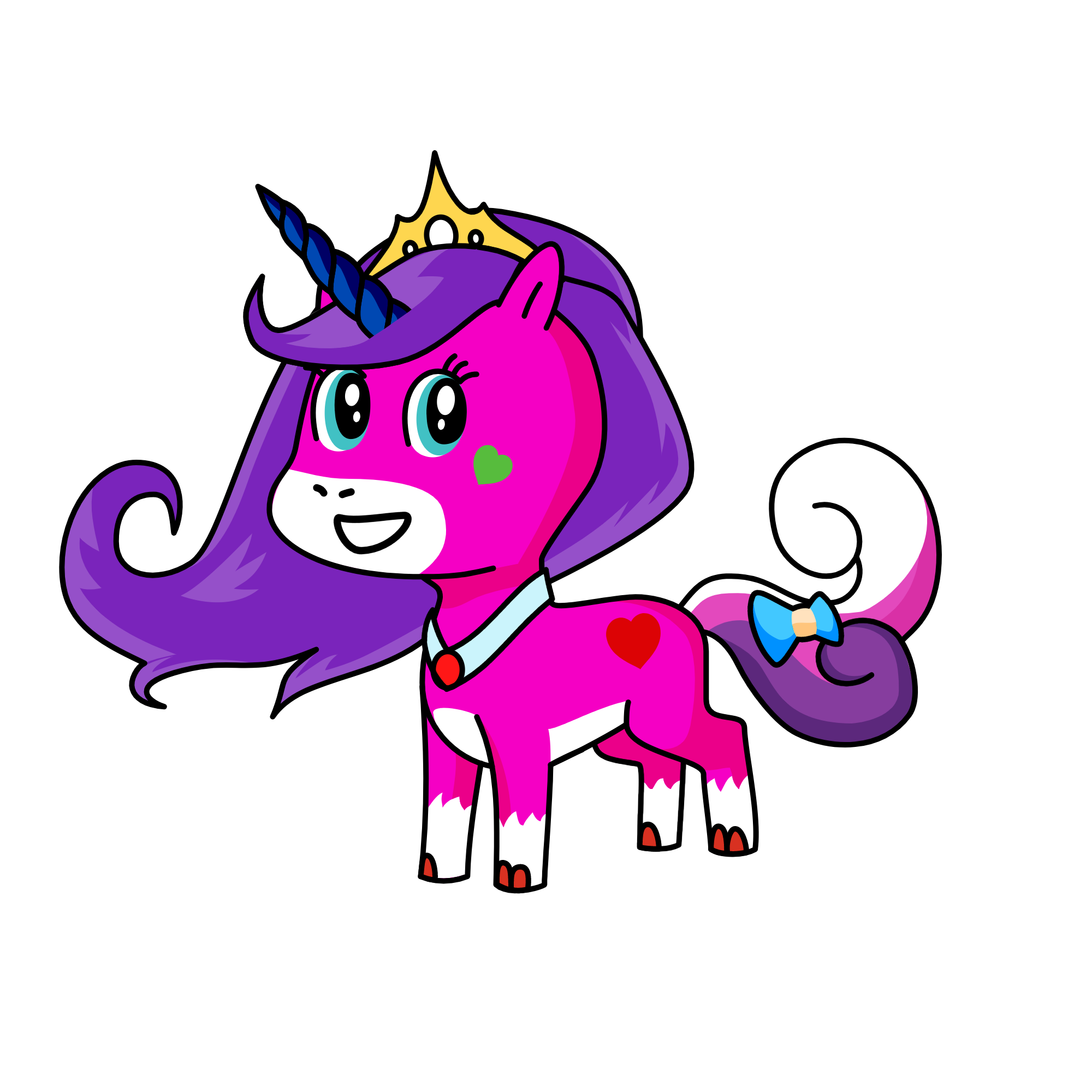 princess candy, the unicorn