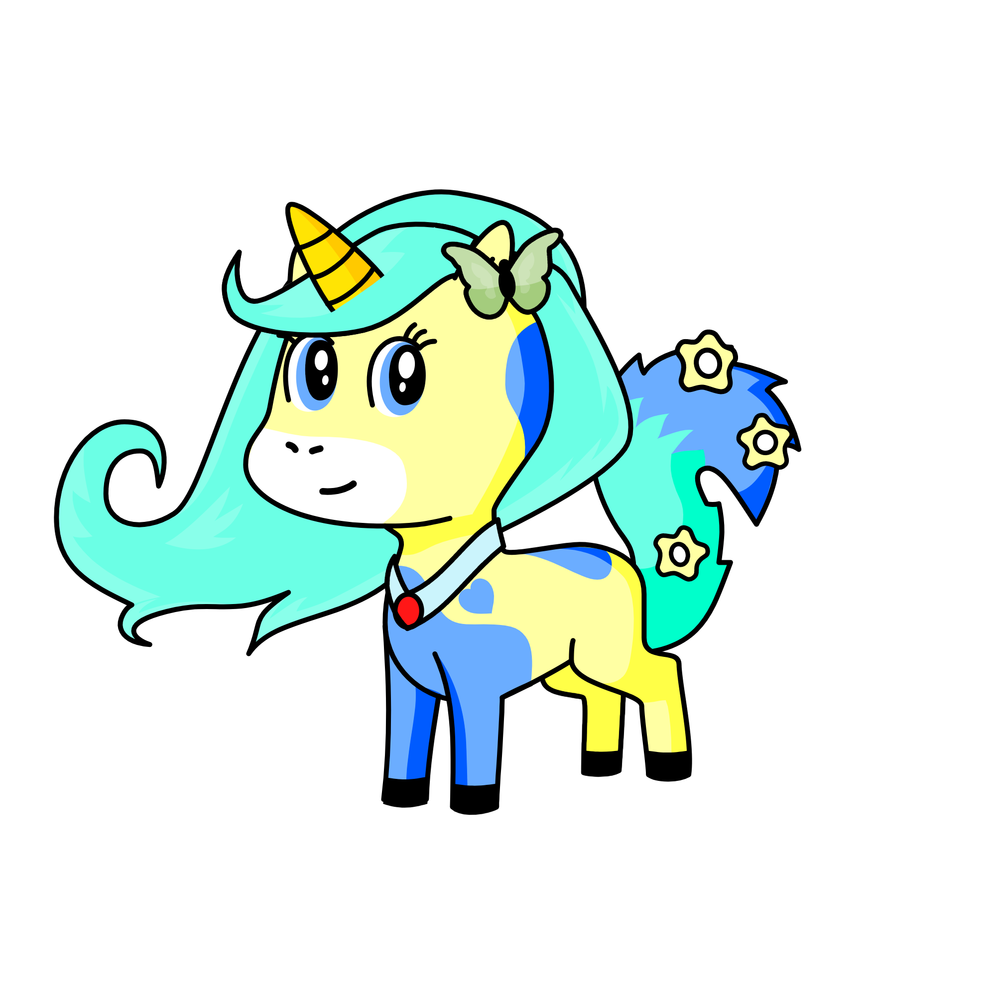 Buttercup, the unicorn