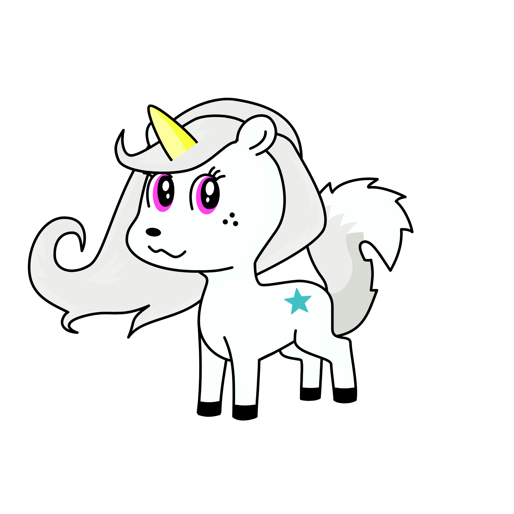 foxy snow, the unicorn