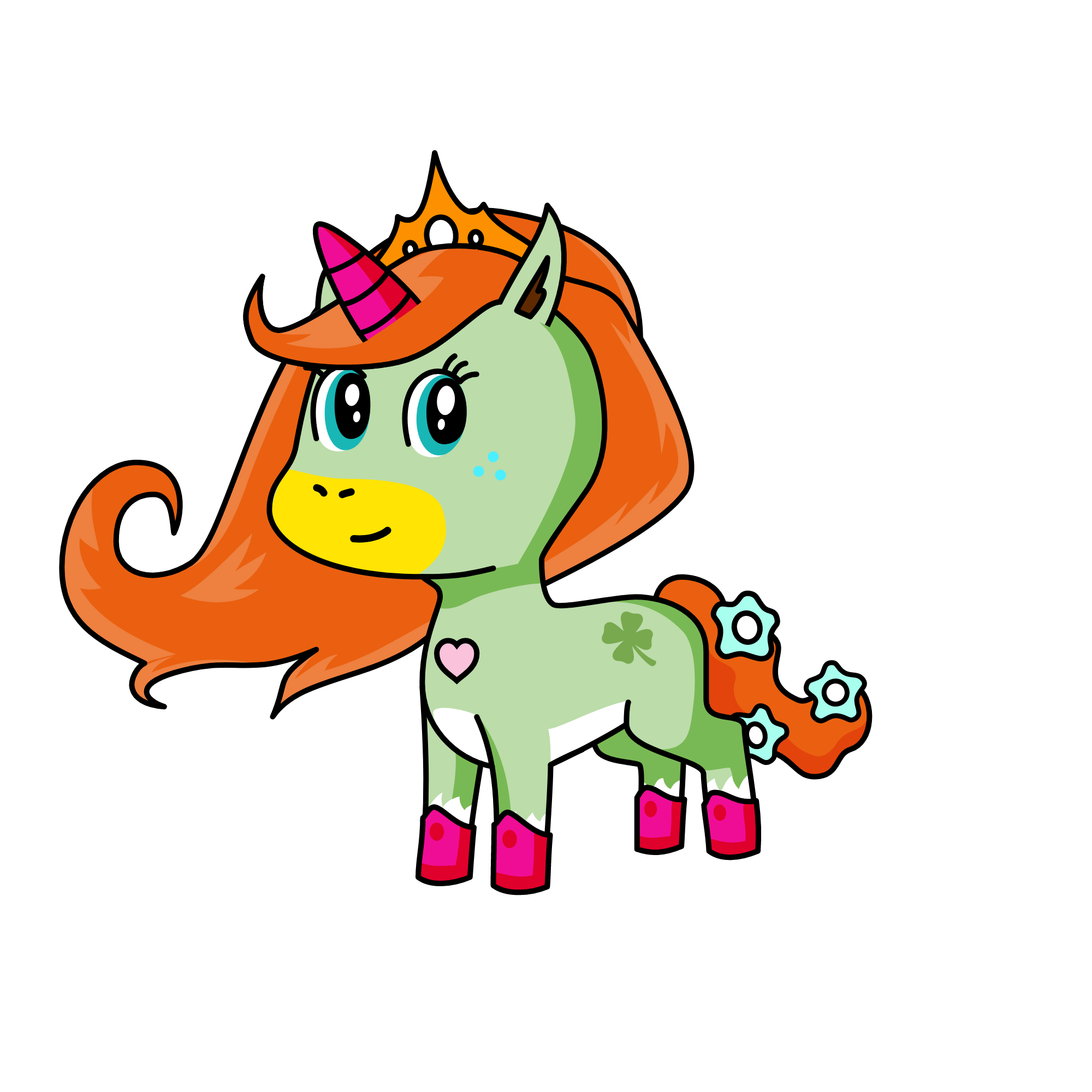 LA REINA DEL DESIERTO DE LA TATACOA, the unicorn