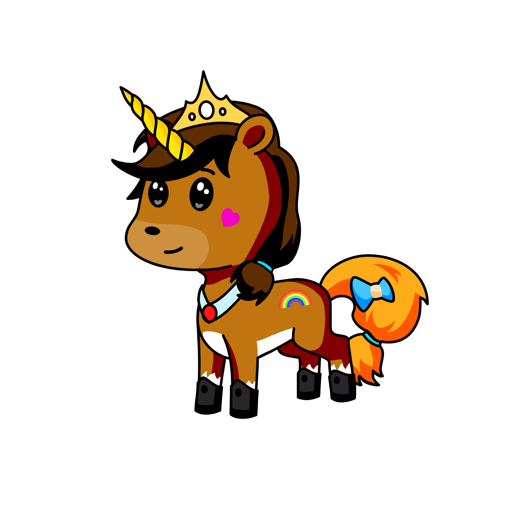 Evalina, the unicorn