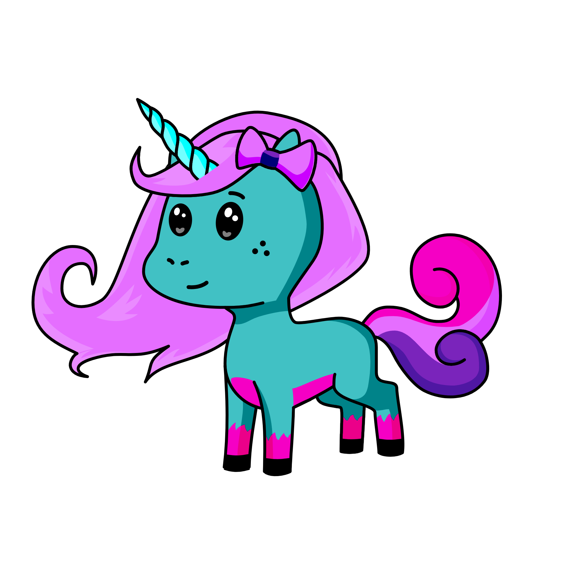 sparkles, the unicorn