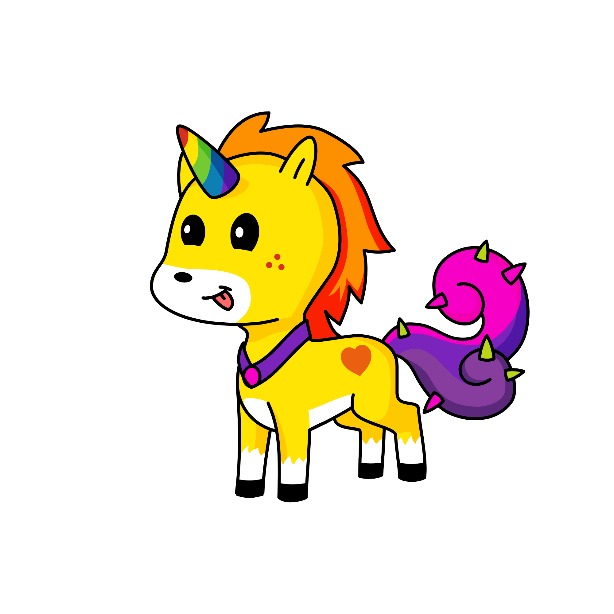 cloudy, the unicorn
