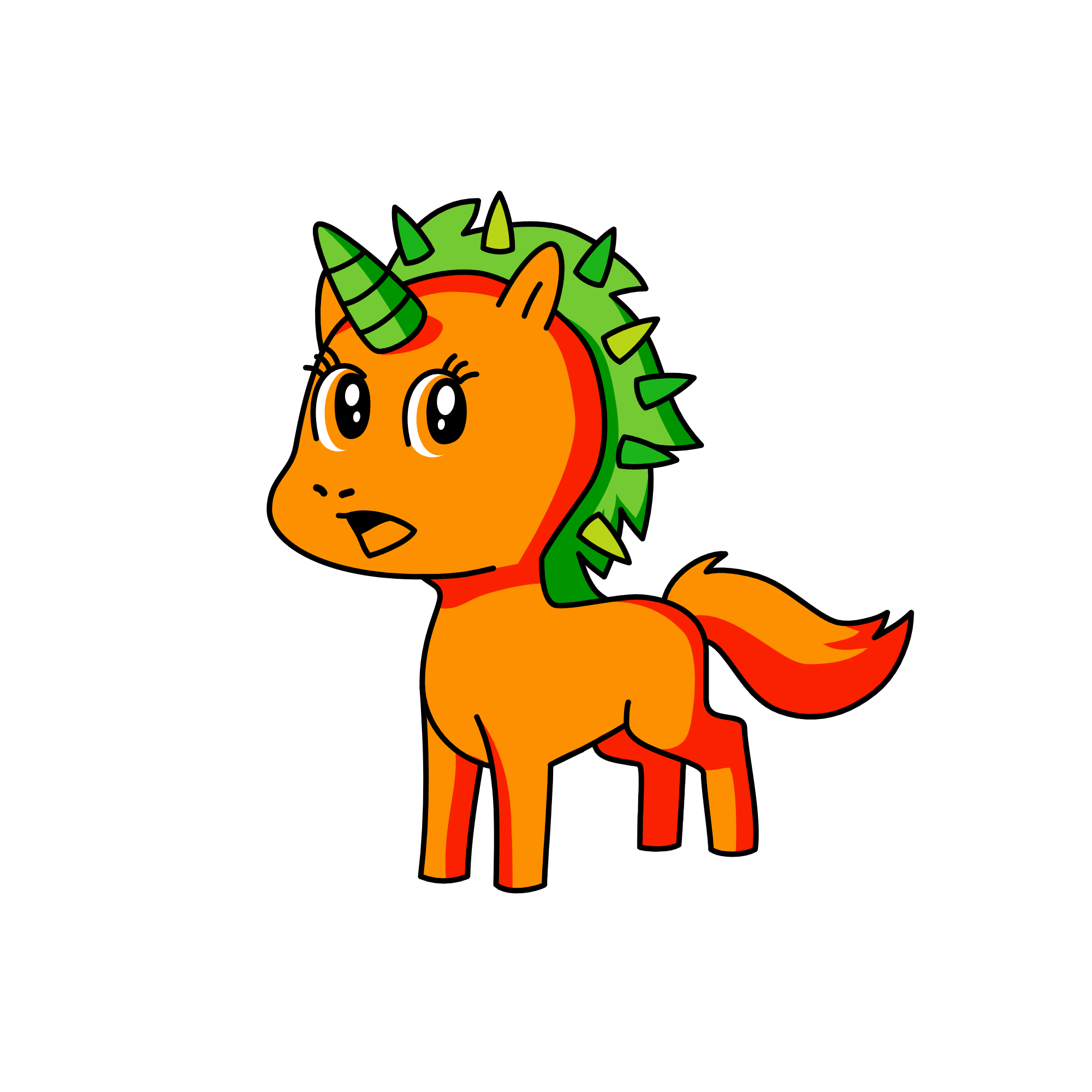 Carrot, the unicorn