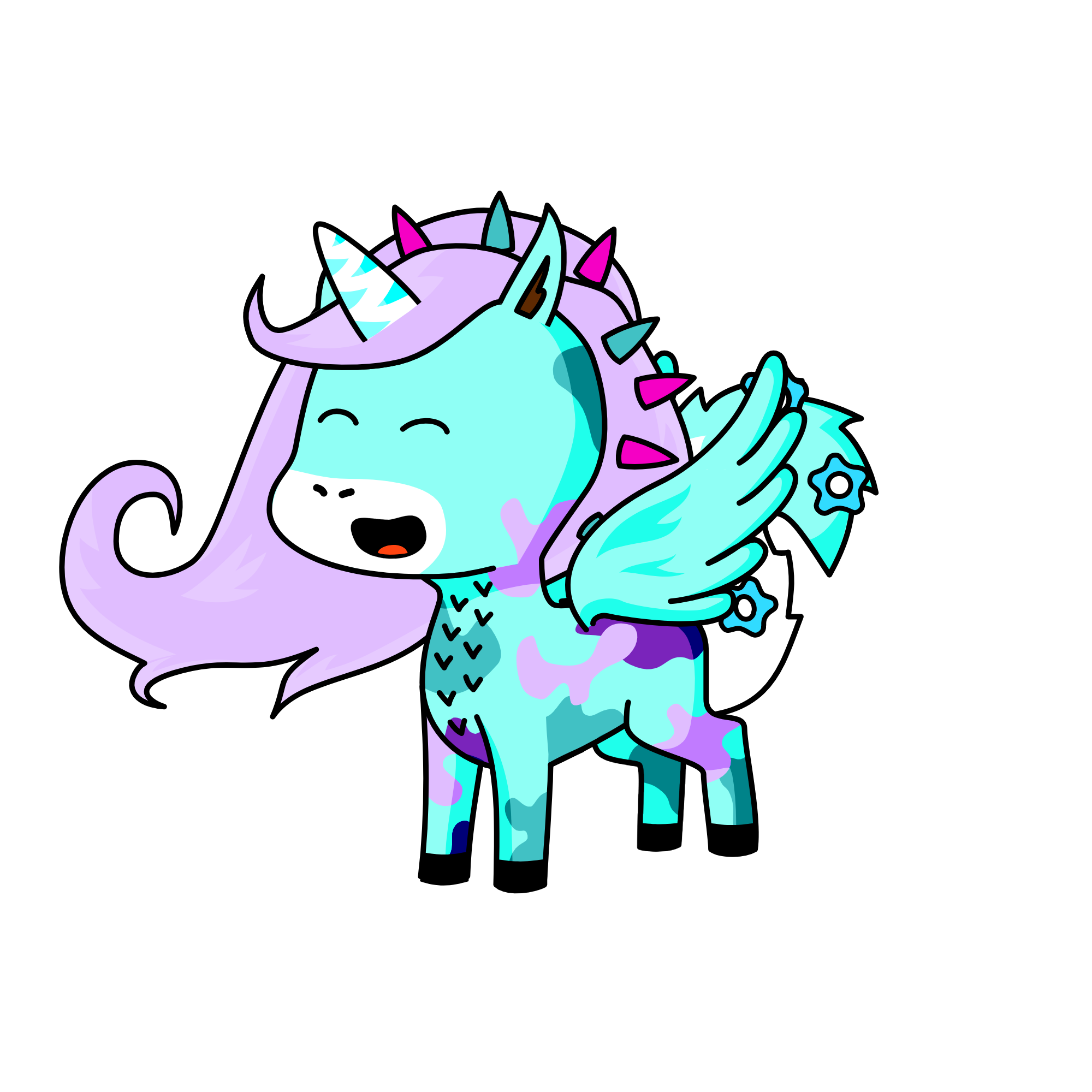 tealer singing unicorn im talking slacksis of ash and skyler , the unicorn