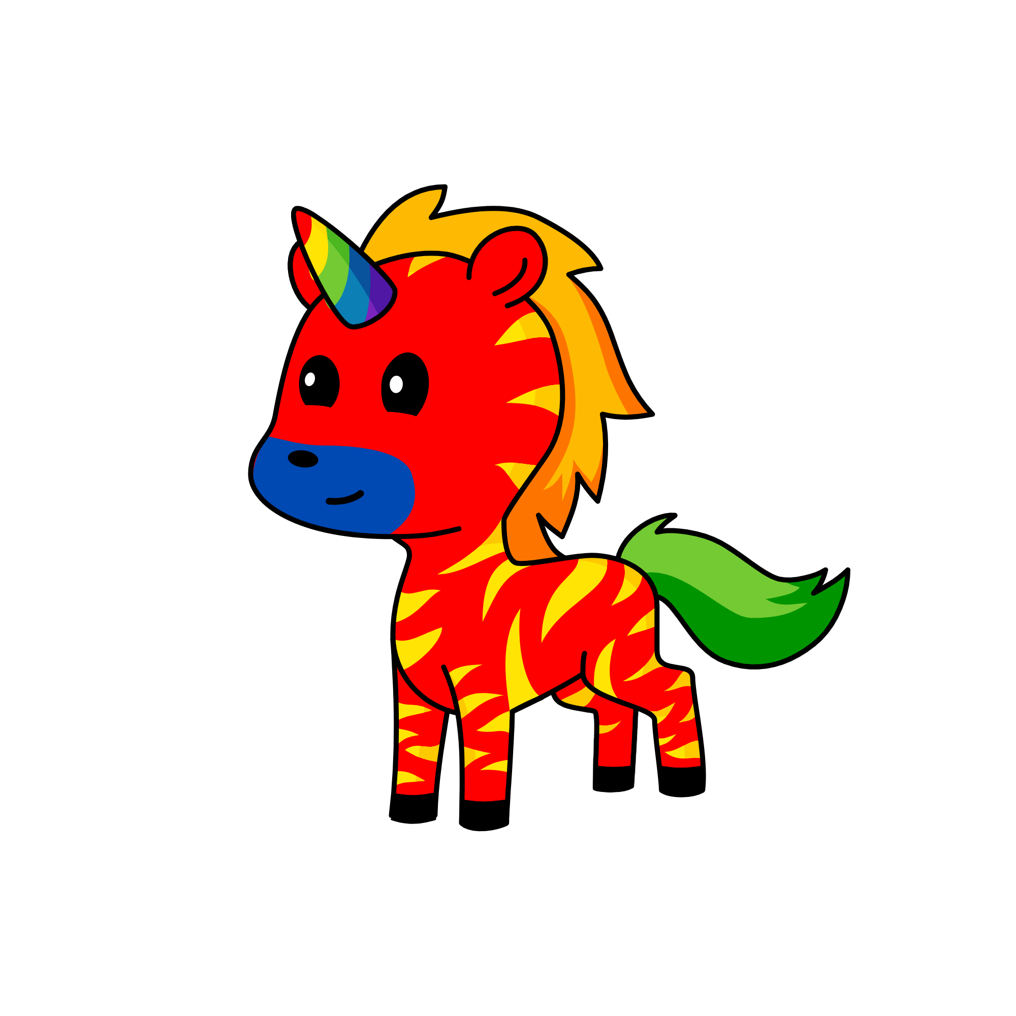 Rain, the unicorn