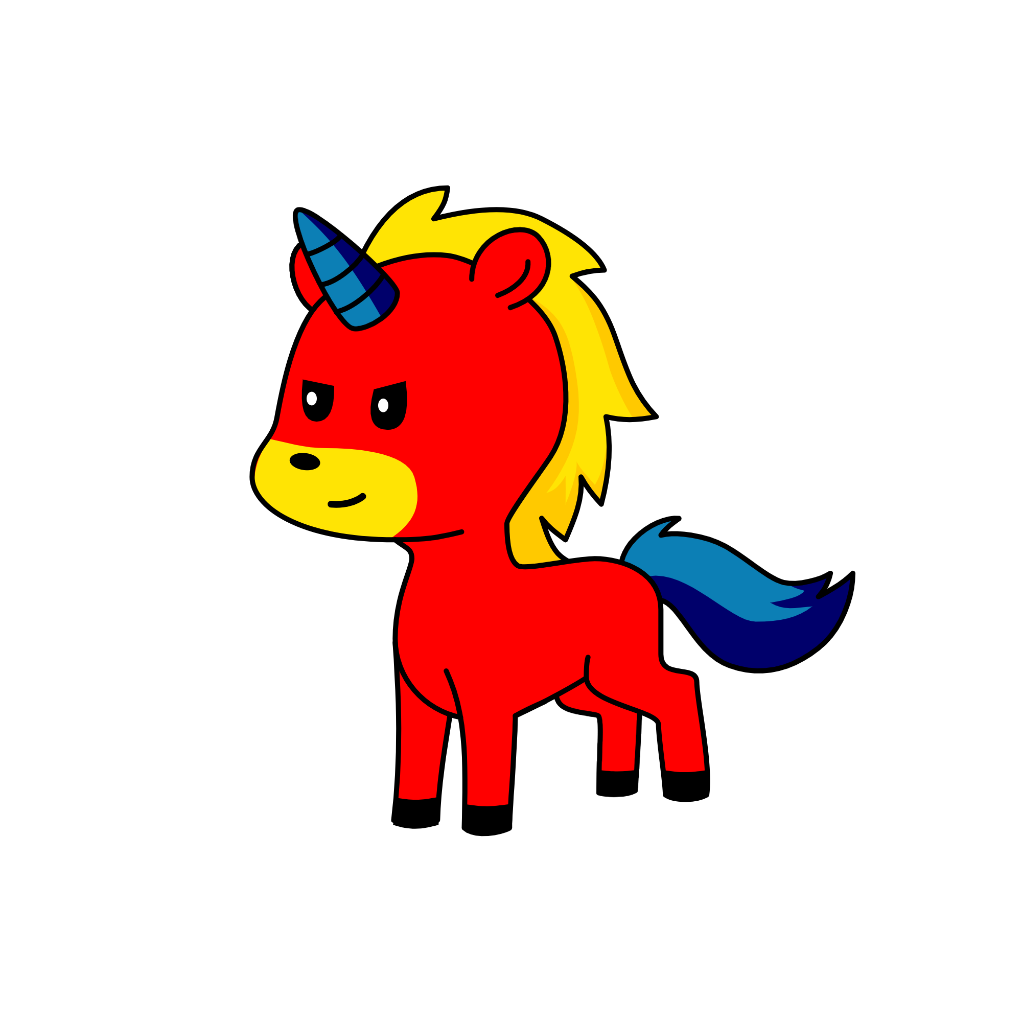 Lightening Mc Queen, the unicorn