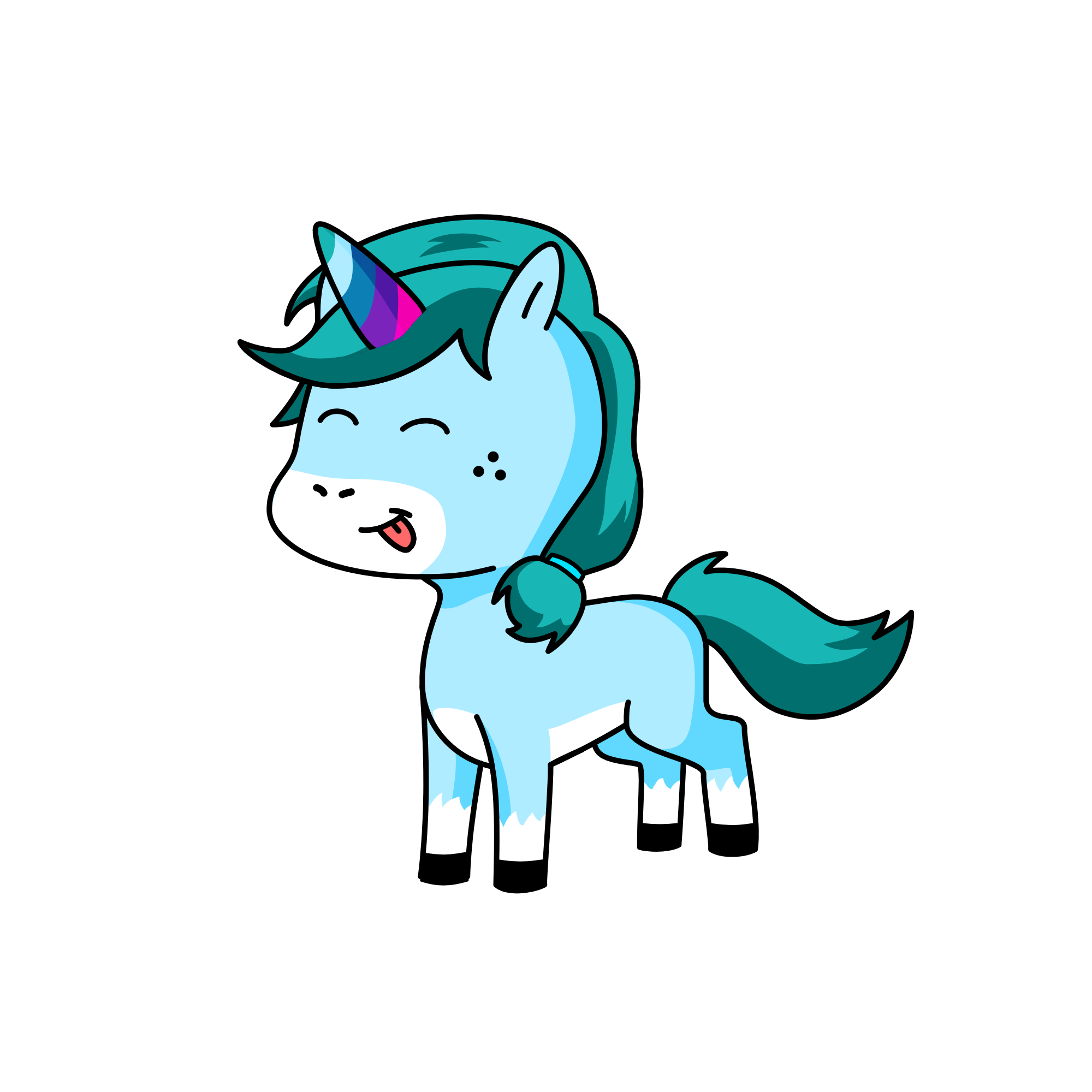 Sky, the unicorn