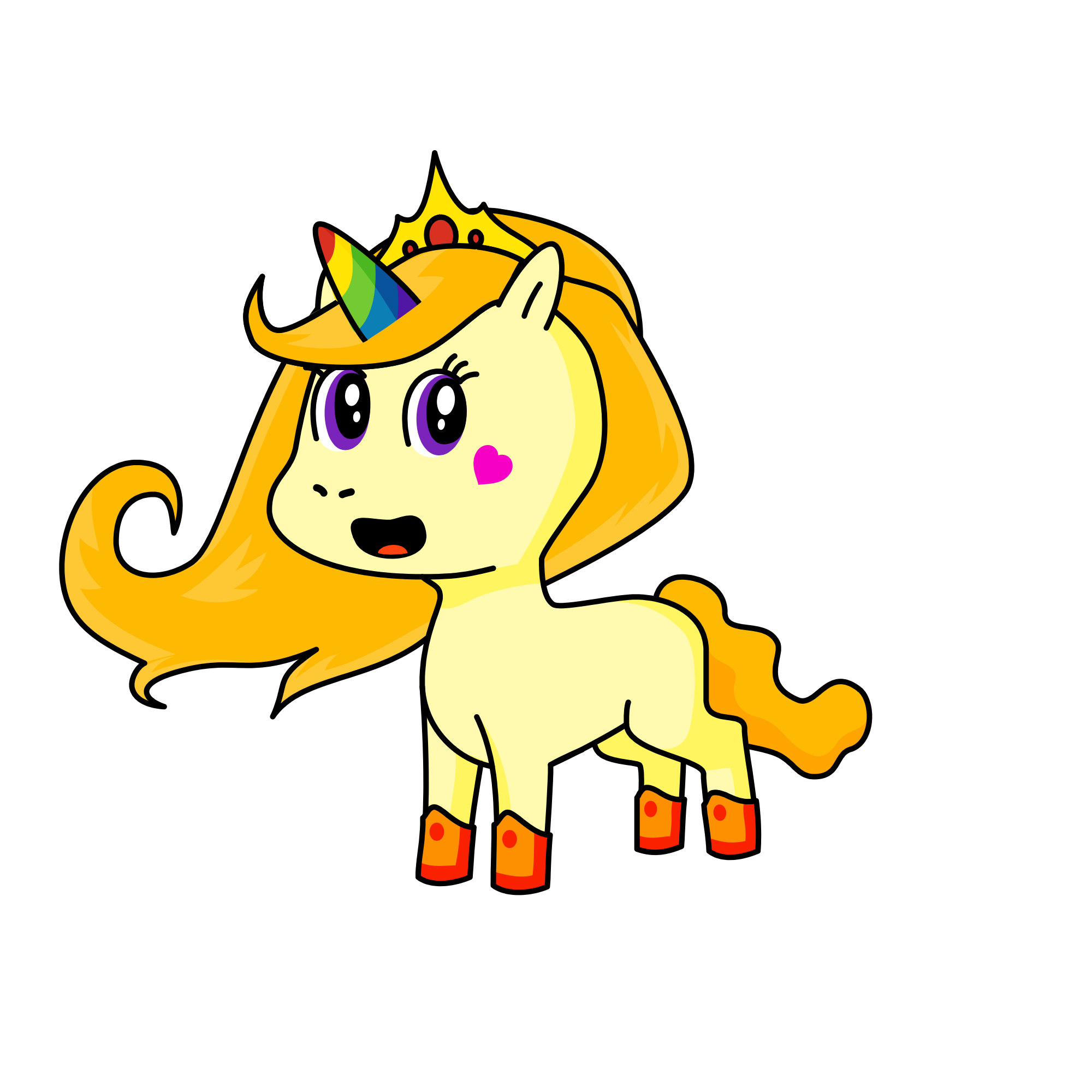 Mermaid, the unicorn