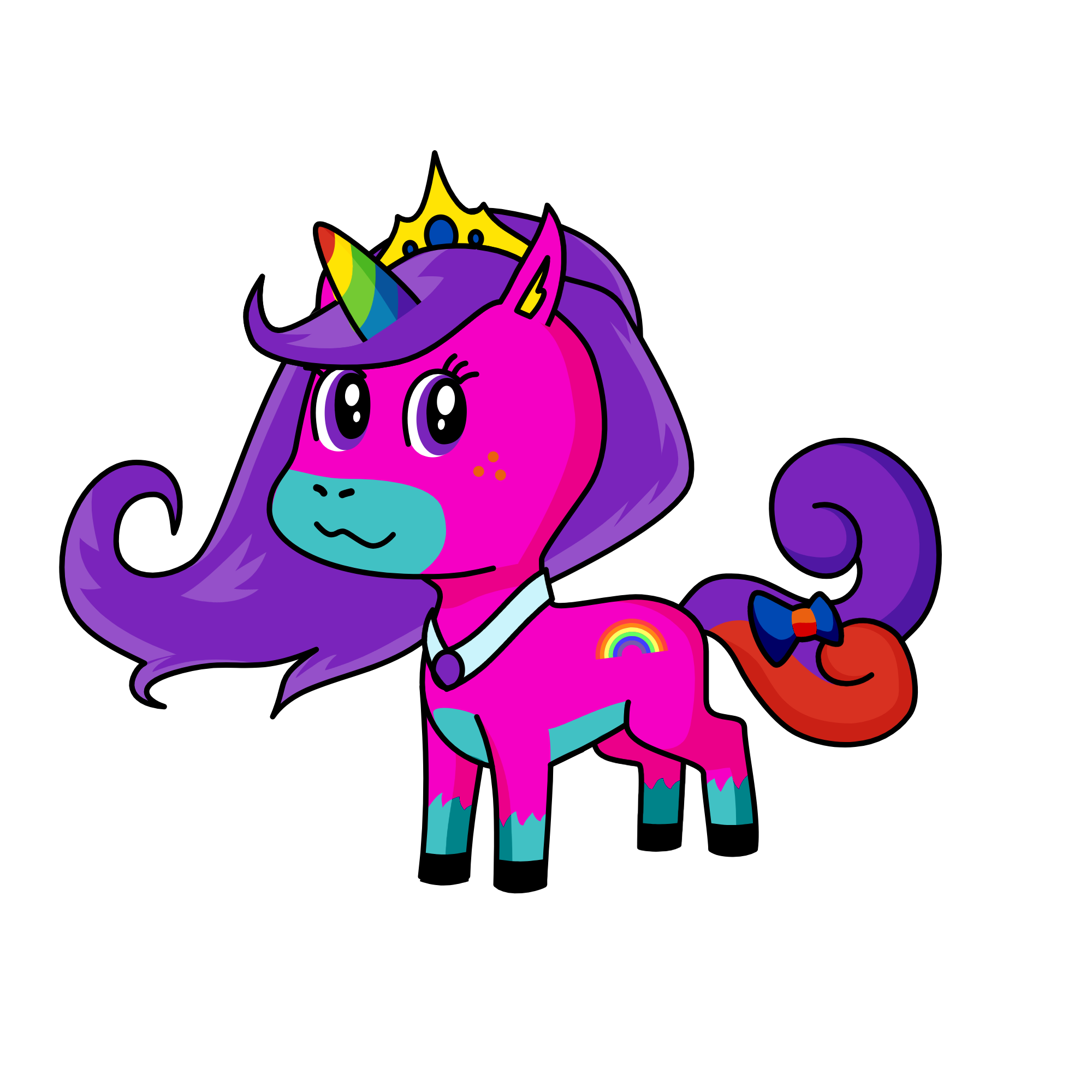 rainbow, the unicorn