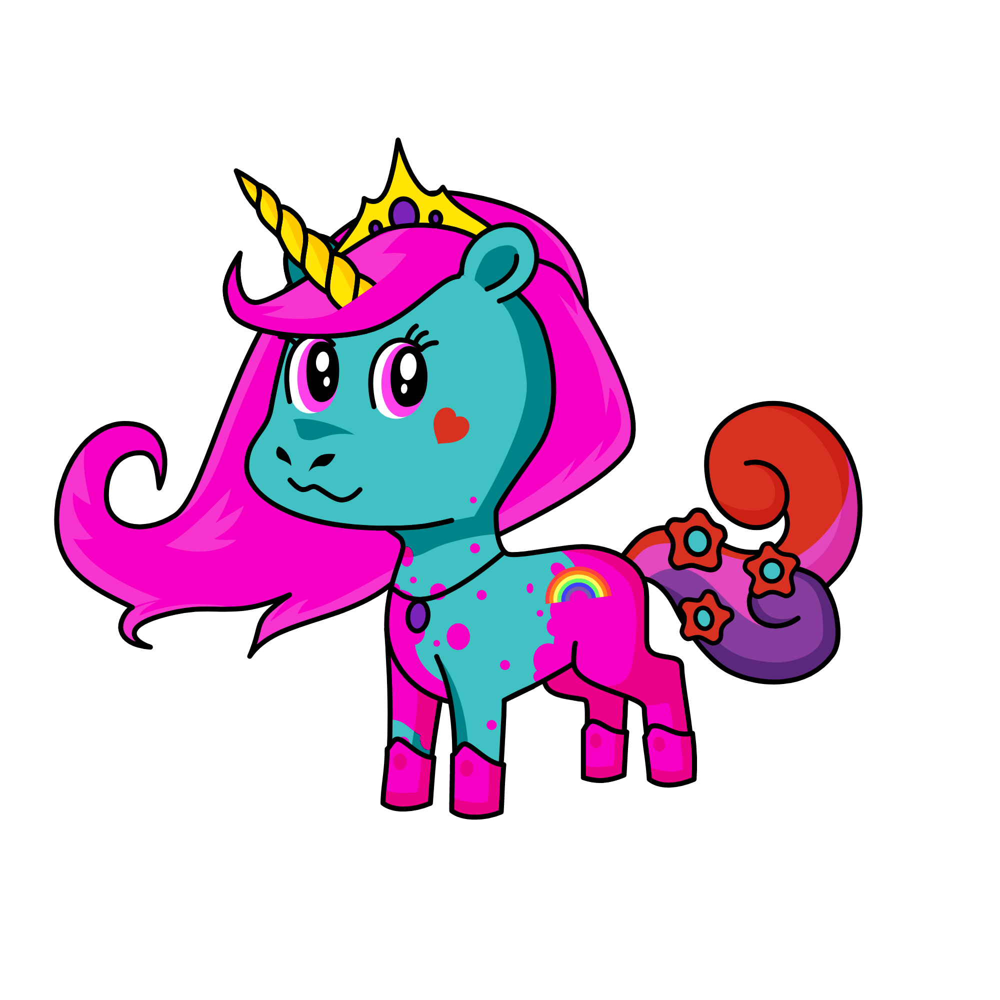 cloudy, the unicorn