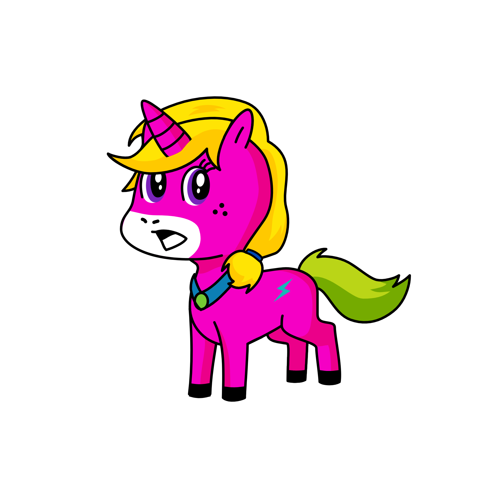 caca, the unicorn