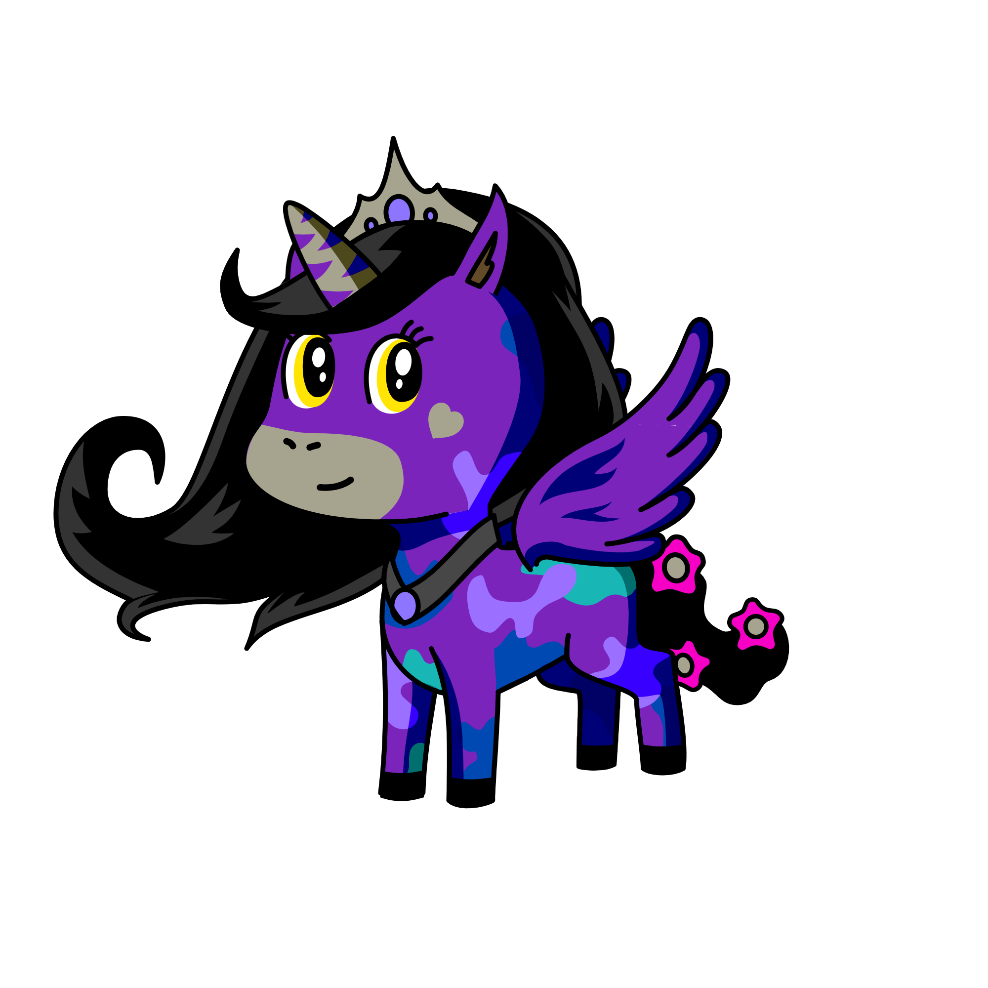 moon, the unicorn
