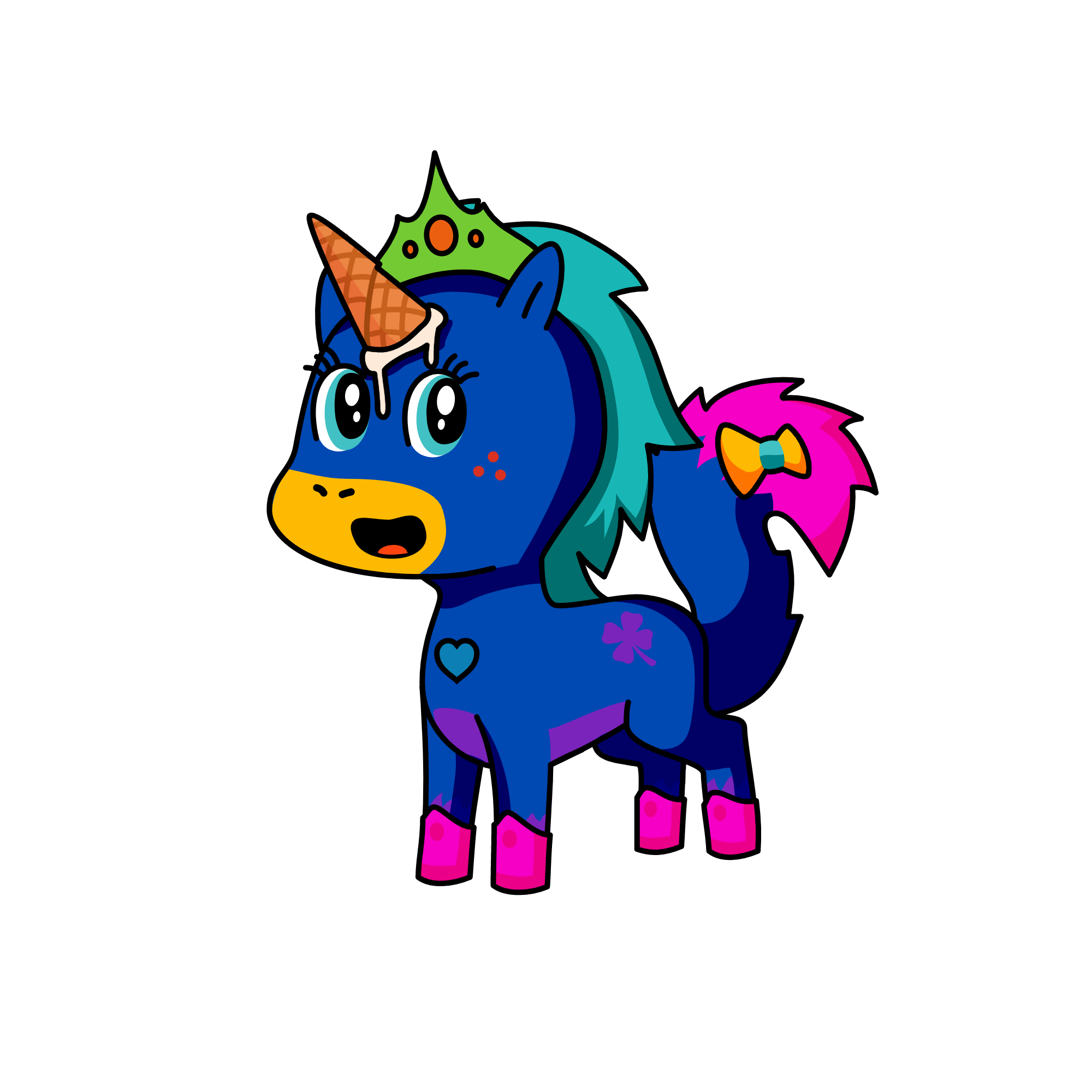 Crazy, the unicorn
