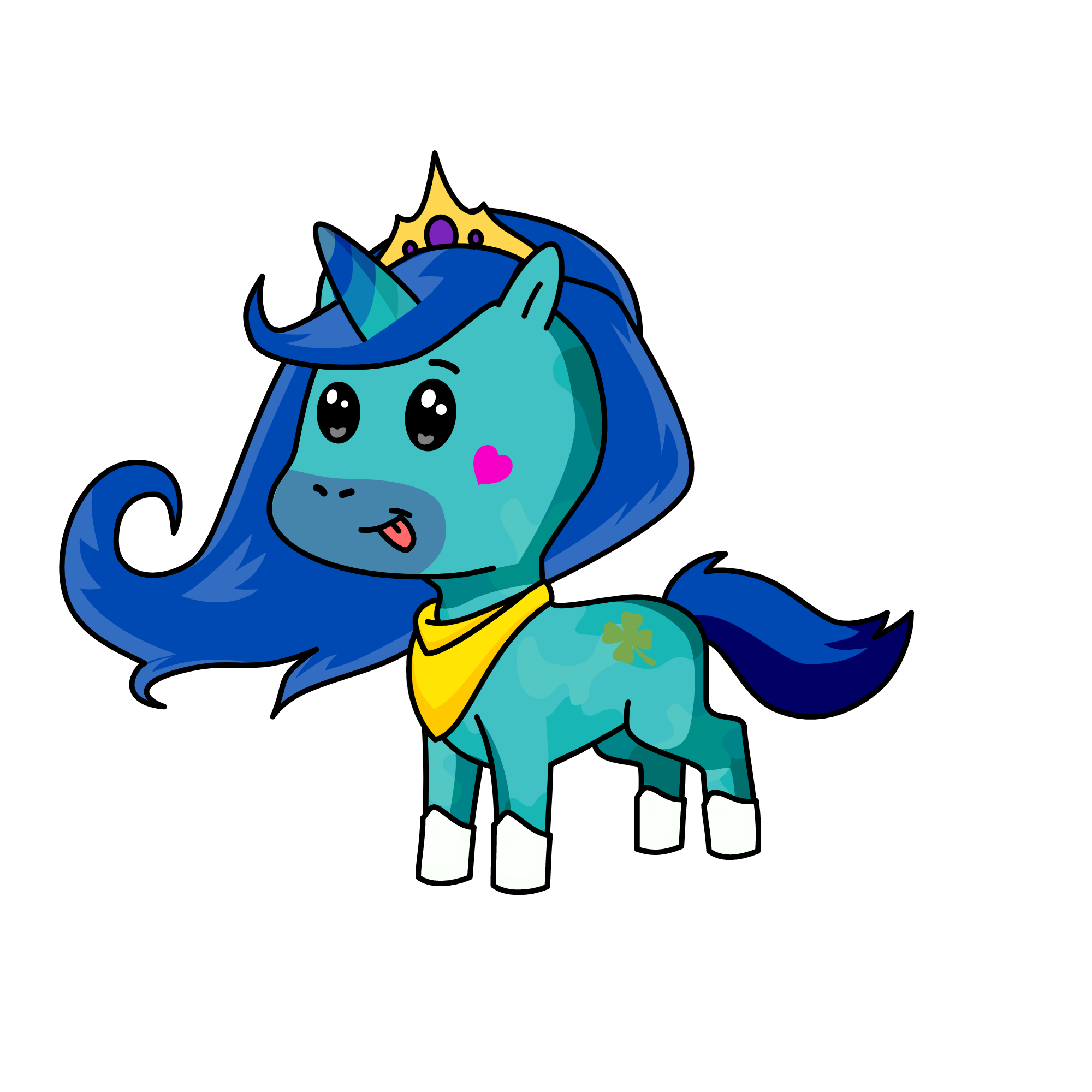 Bloop, the unicorn