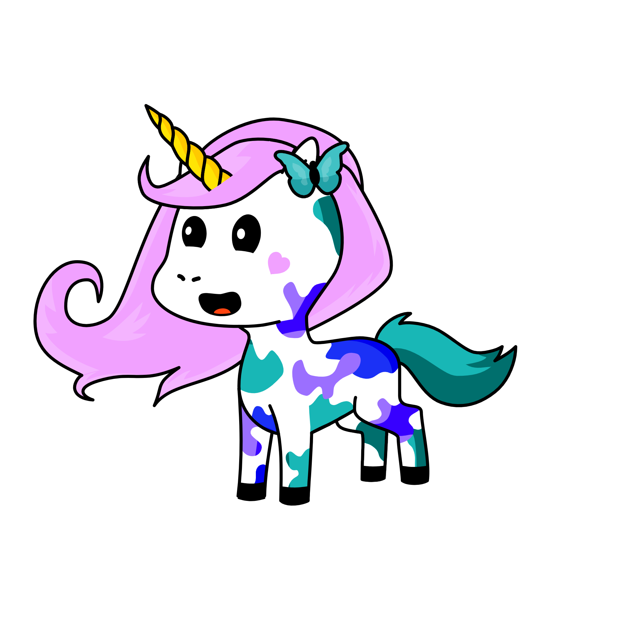 Crystal, the unicorn