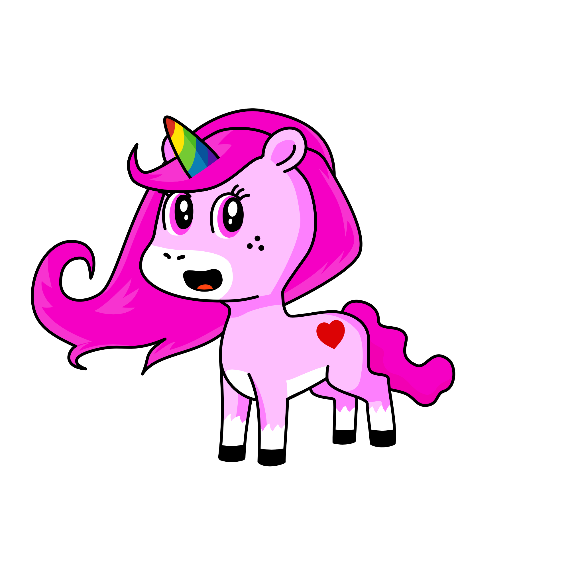 Candy , the unicorn