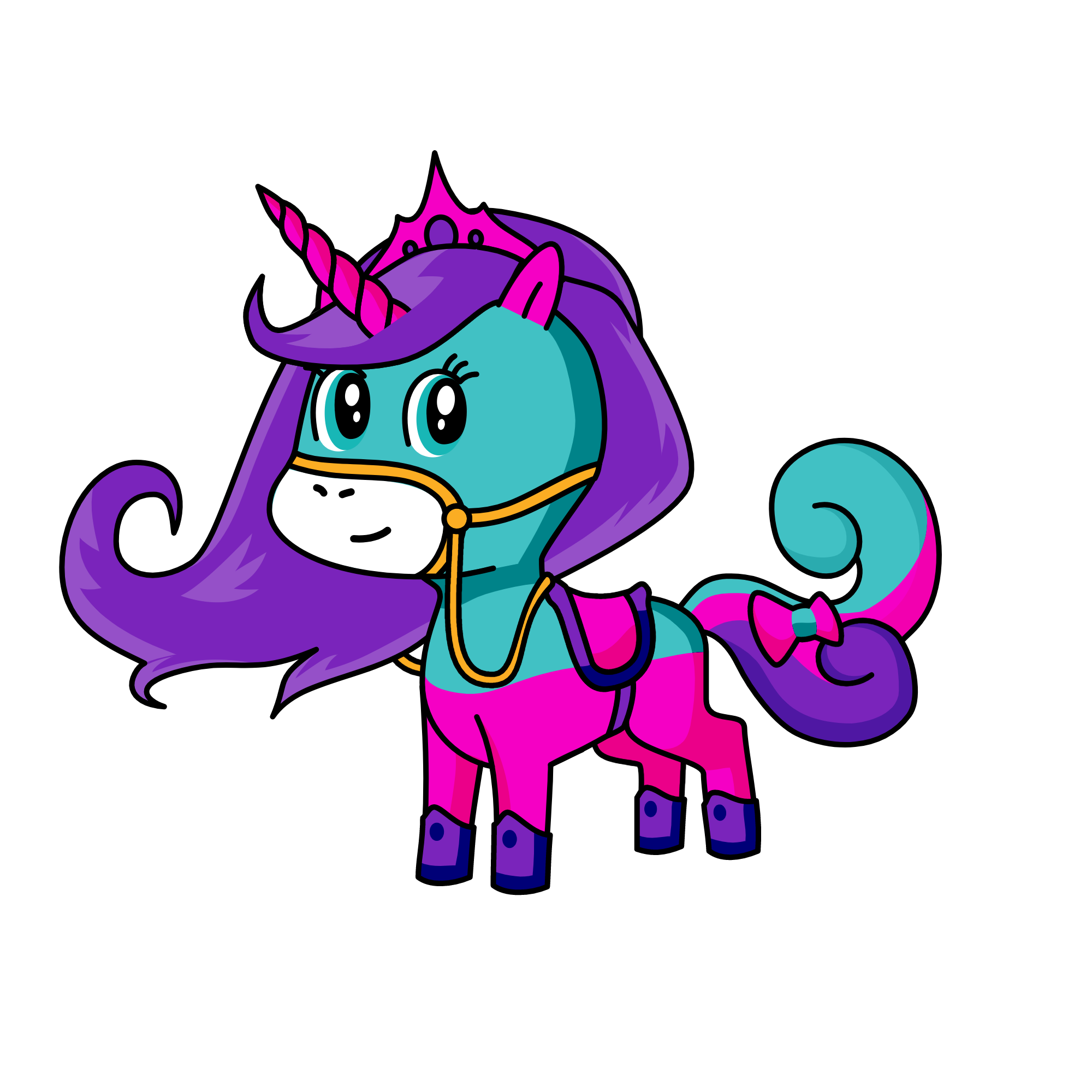 step, the unicorn