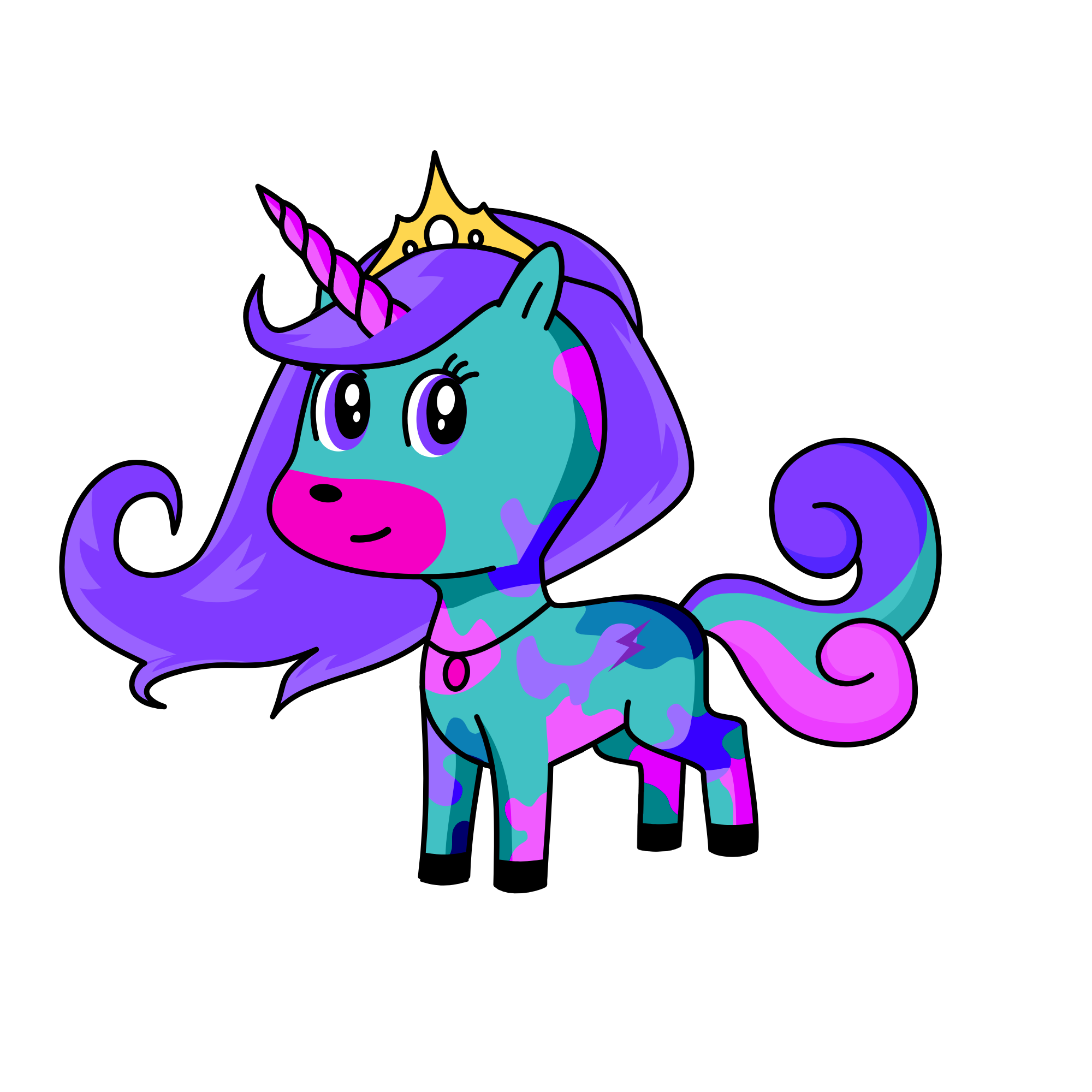 PRINCESS GALAXY, the unicorn