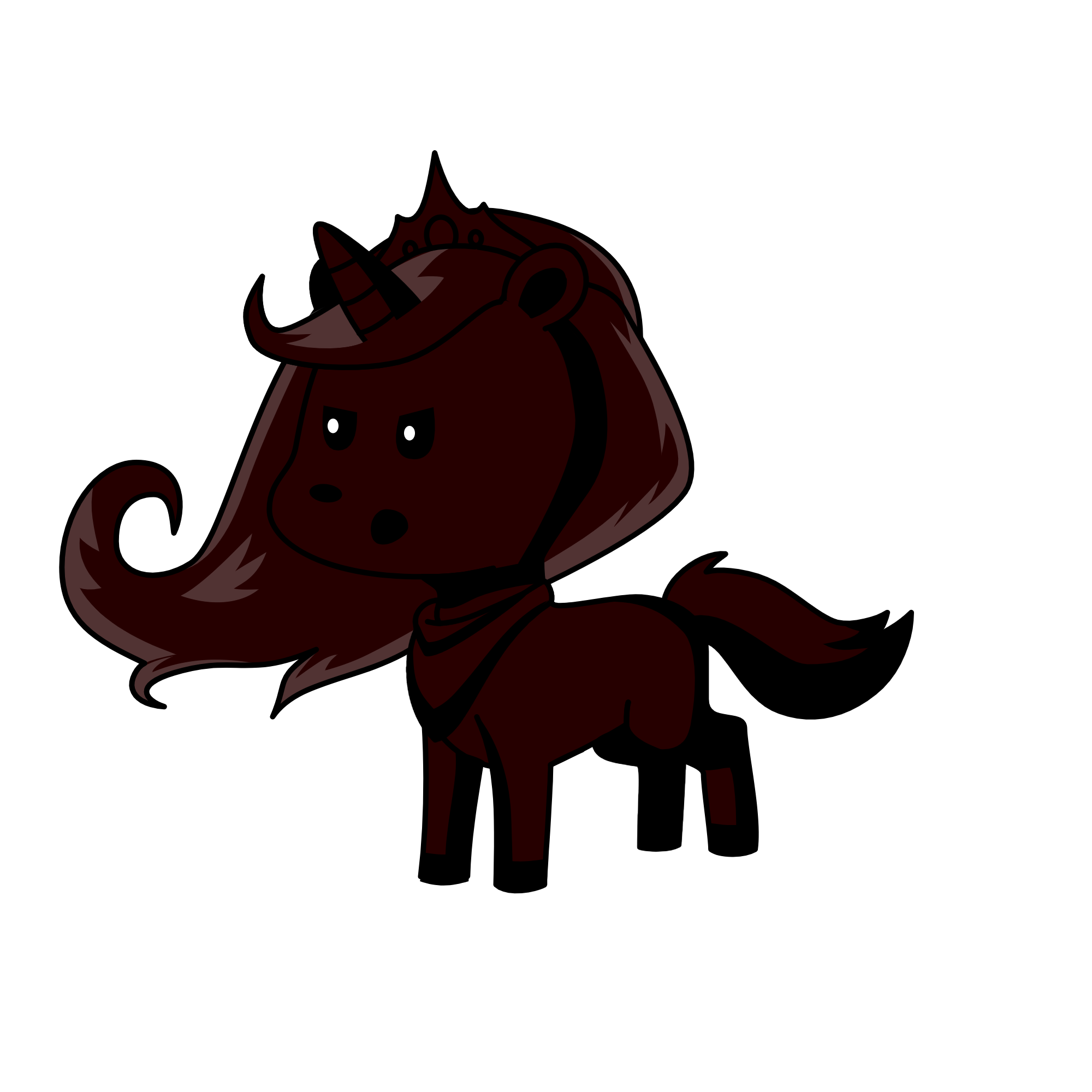 blacky, the unicorn