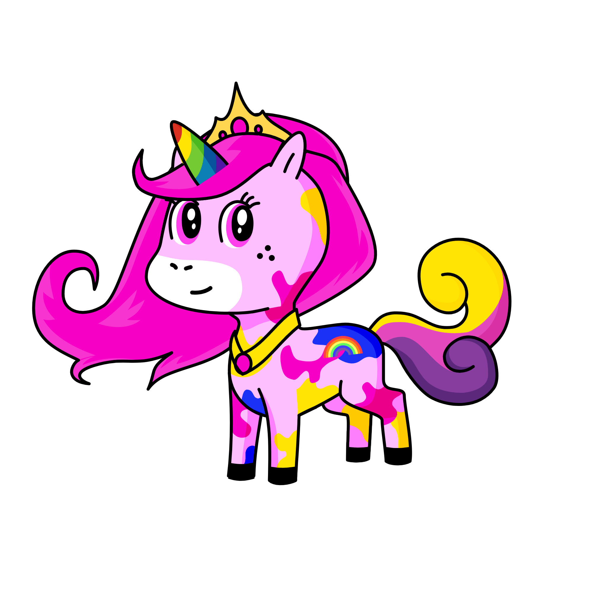 Cotton candy, the unicorn