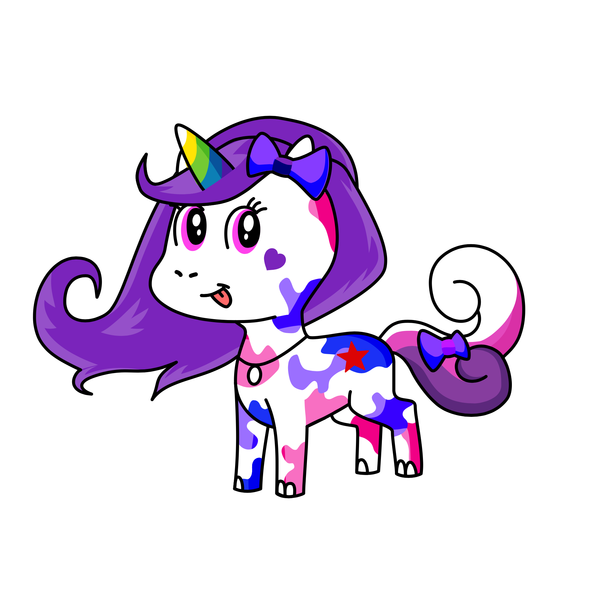 Beauty, the unicorn