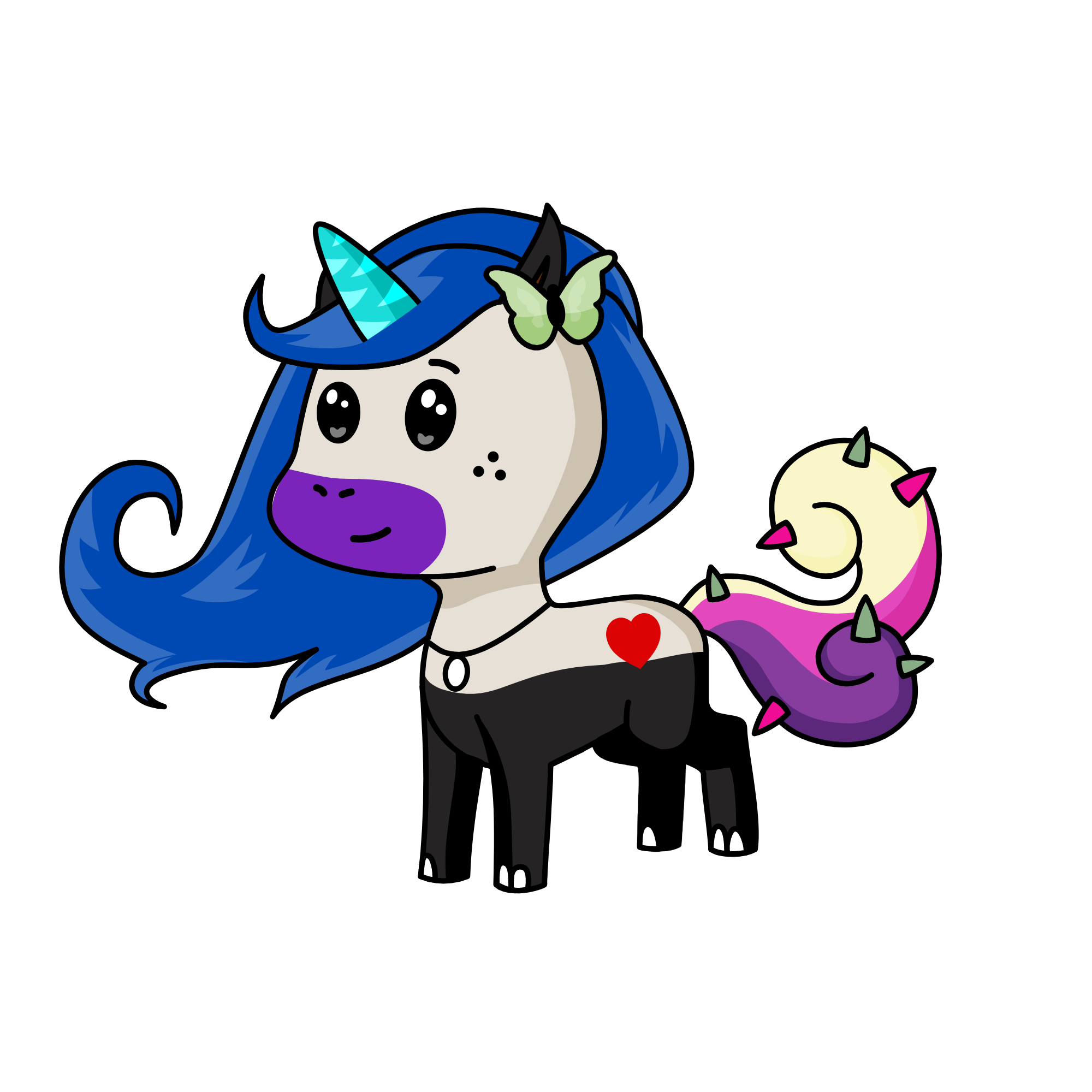kitty, the unicorn