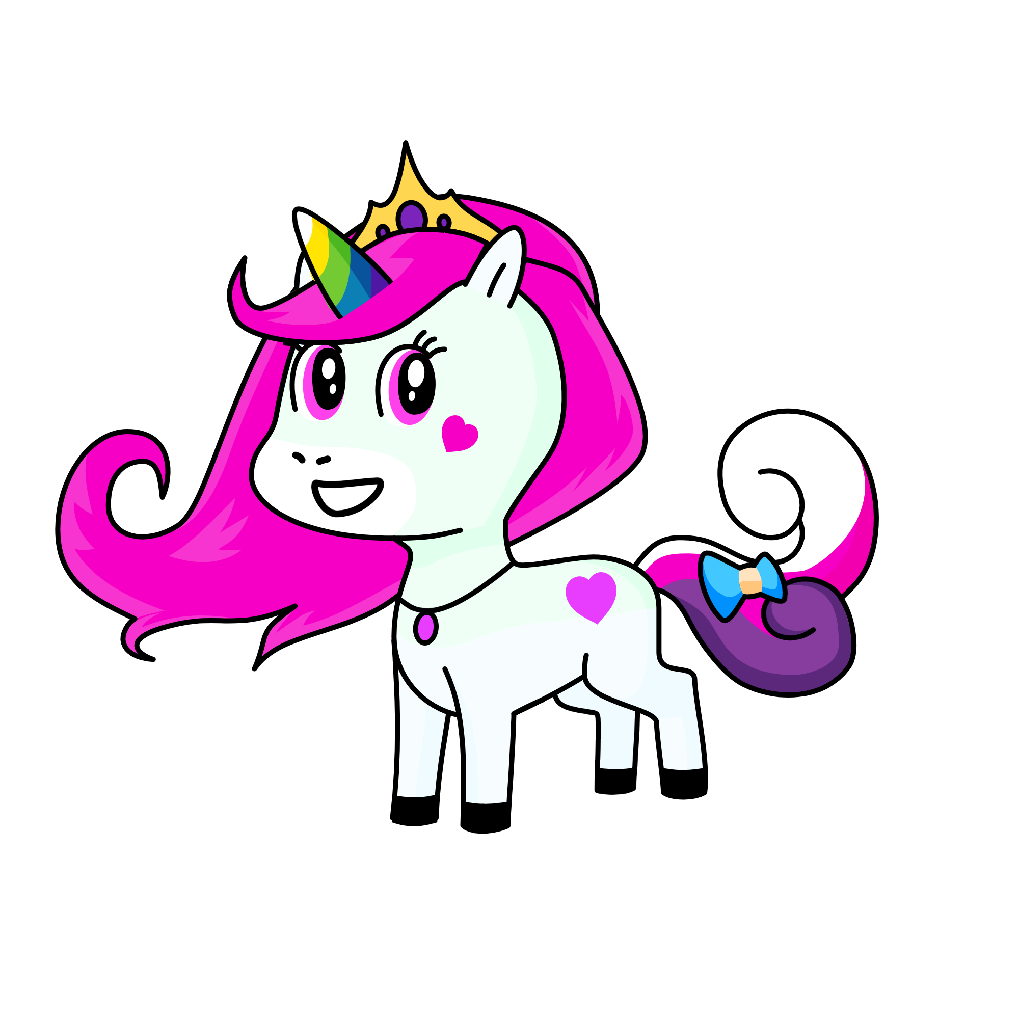 Queen Sparkle, the unicorn