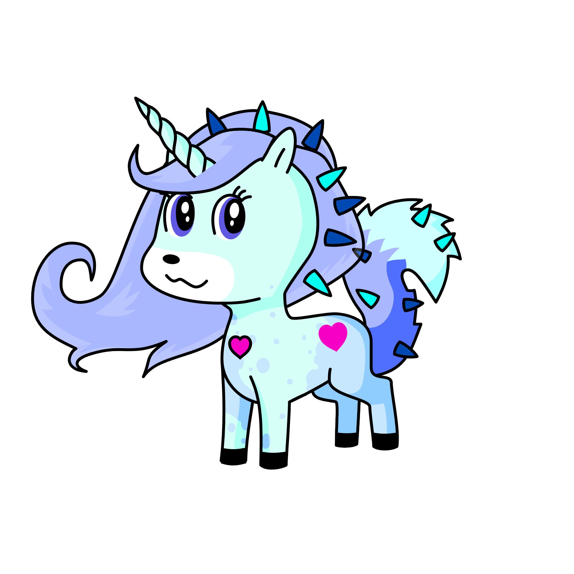 Icy wind, the unicorn