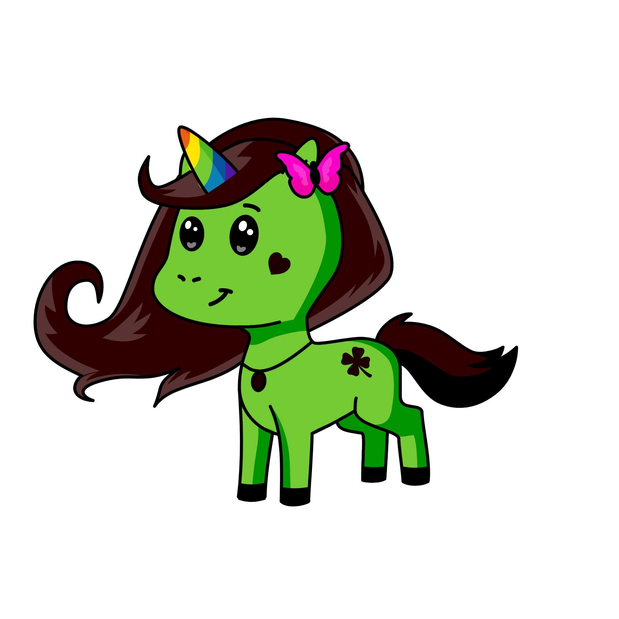 Mazzie, the unicorn