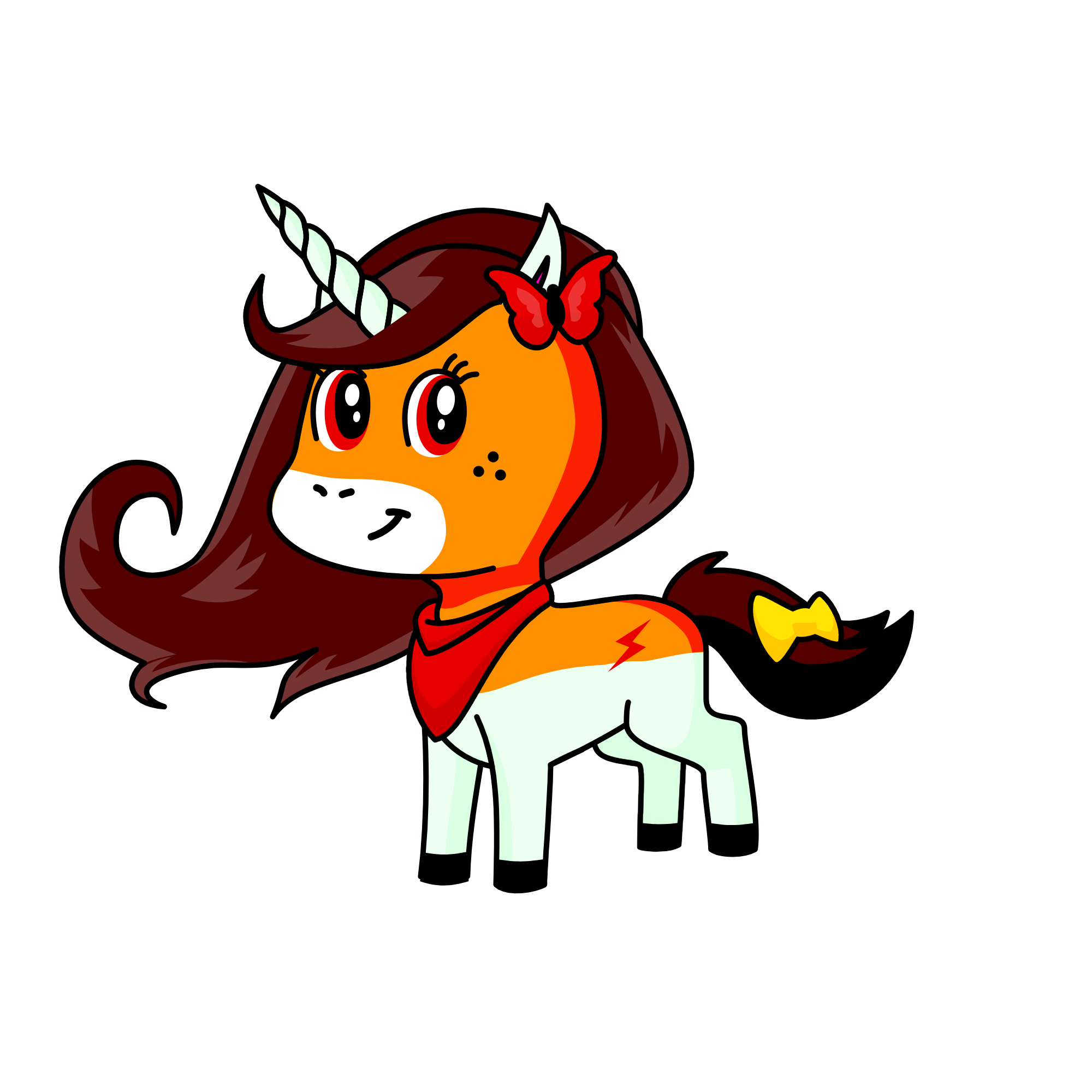 Flamia, the unicorn