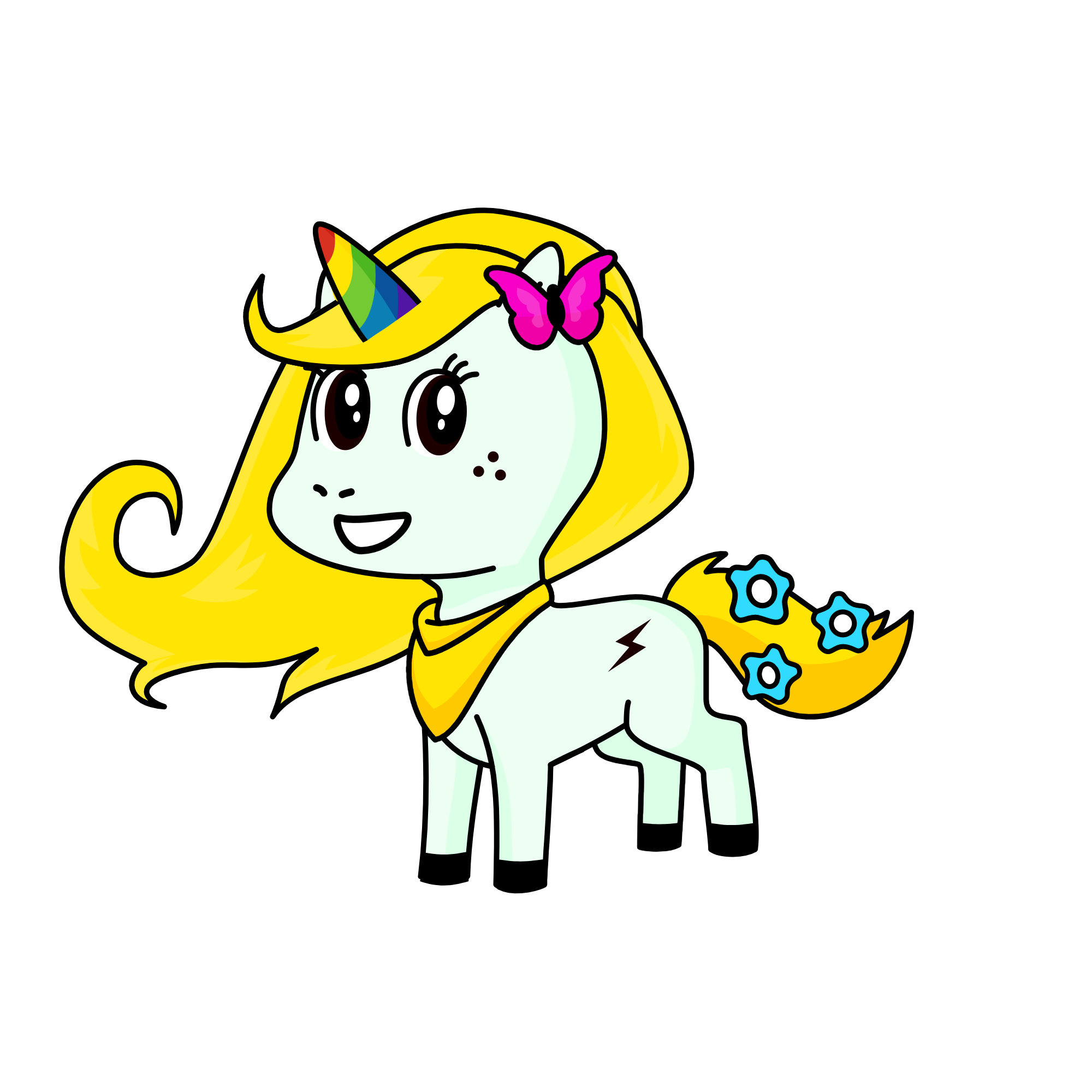 Luna, the unicorn
