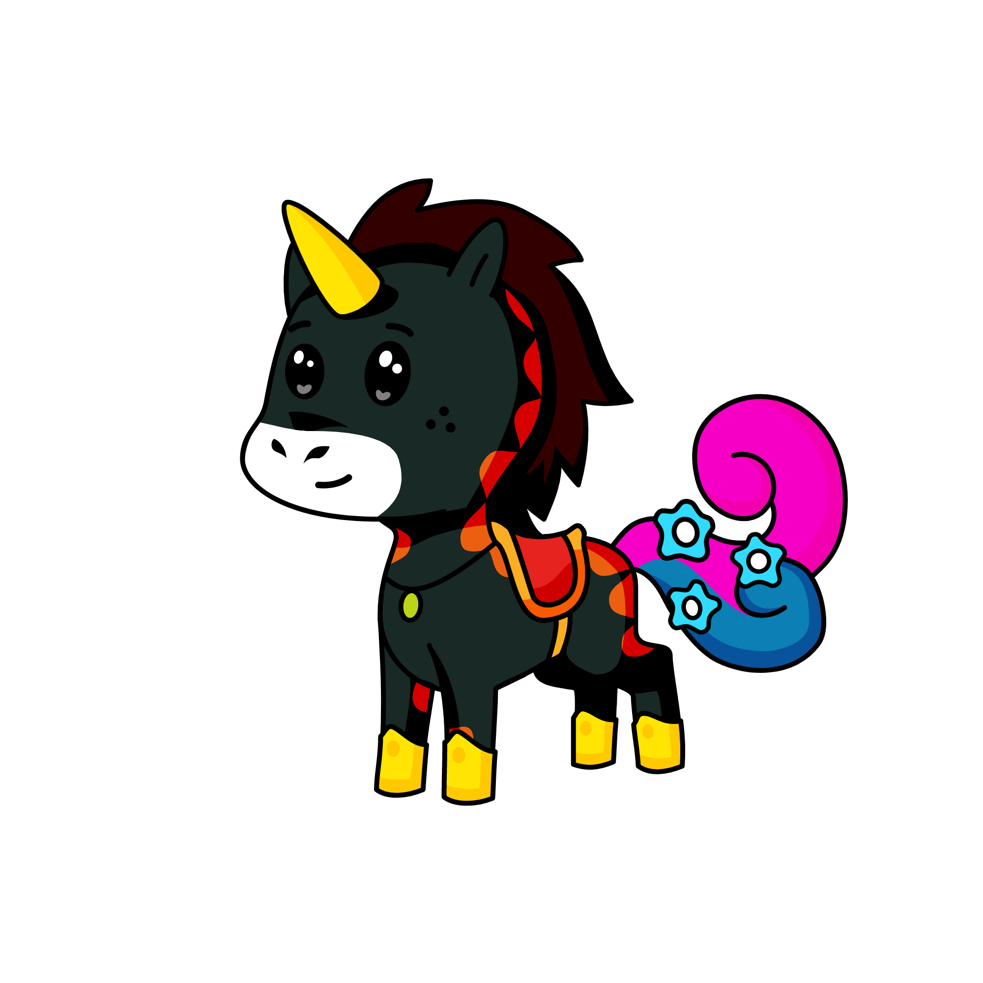 Bolinho, the unicorn