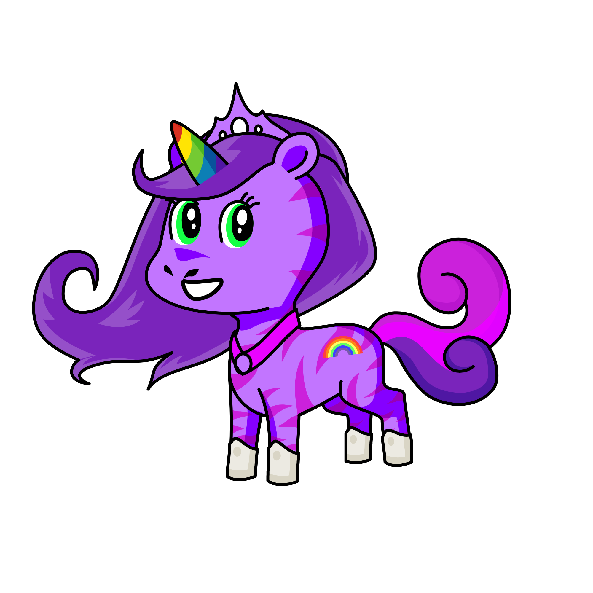 violette, the unicorn
