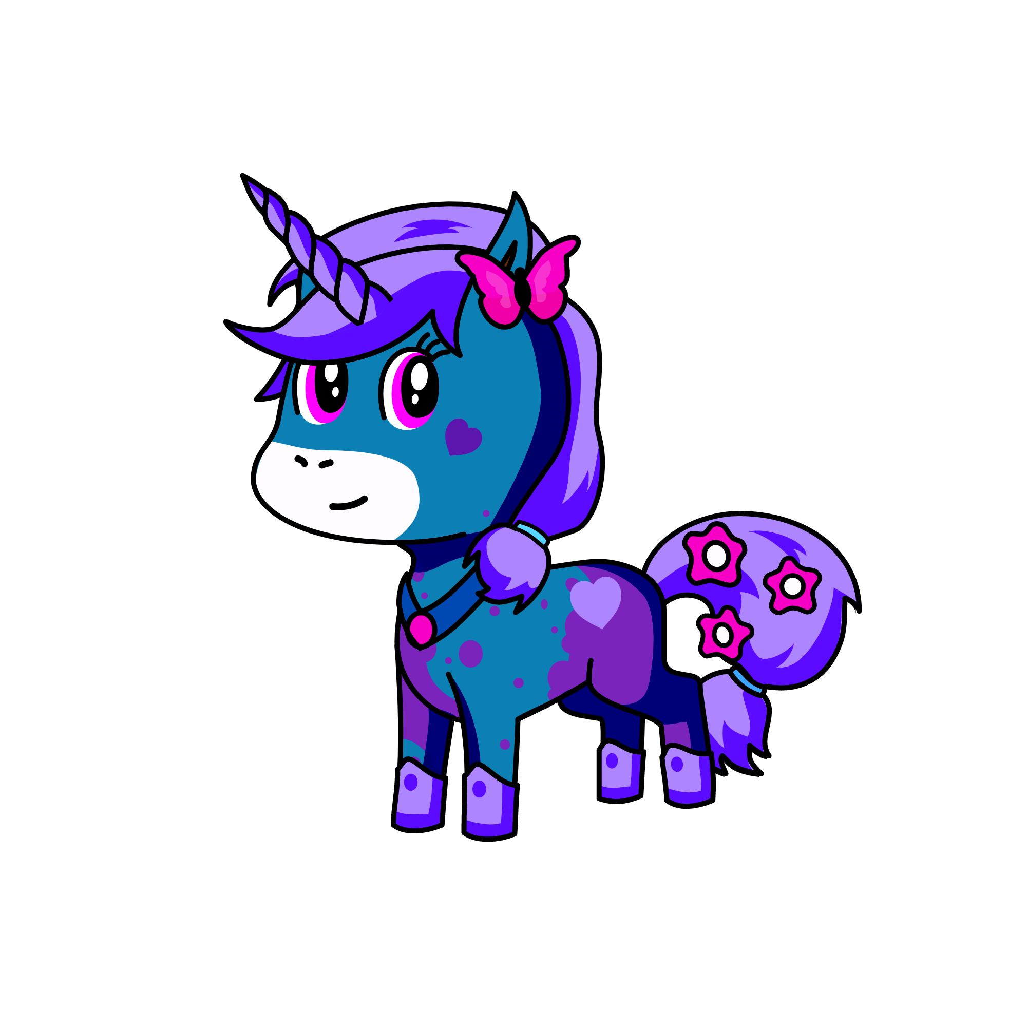 Moonlight, the unicorn