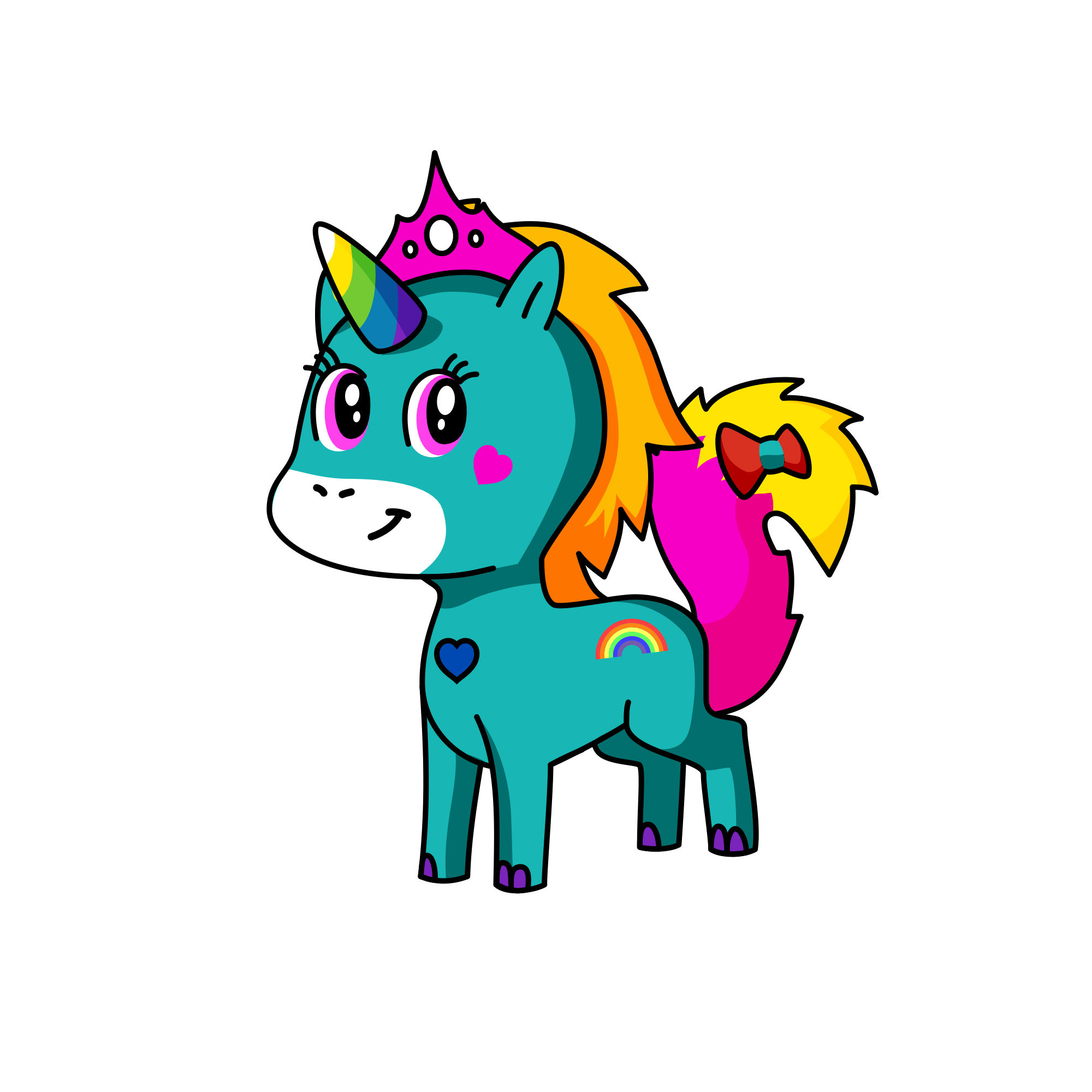Evacorn, the unicorn