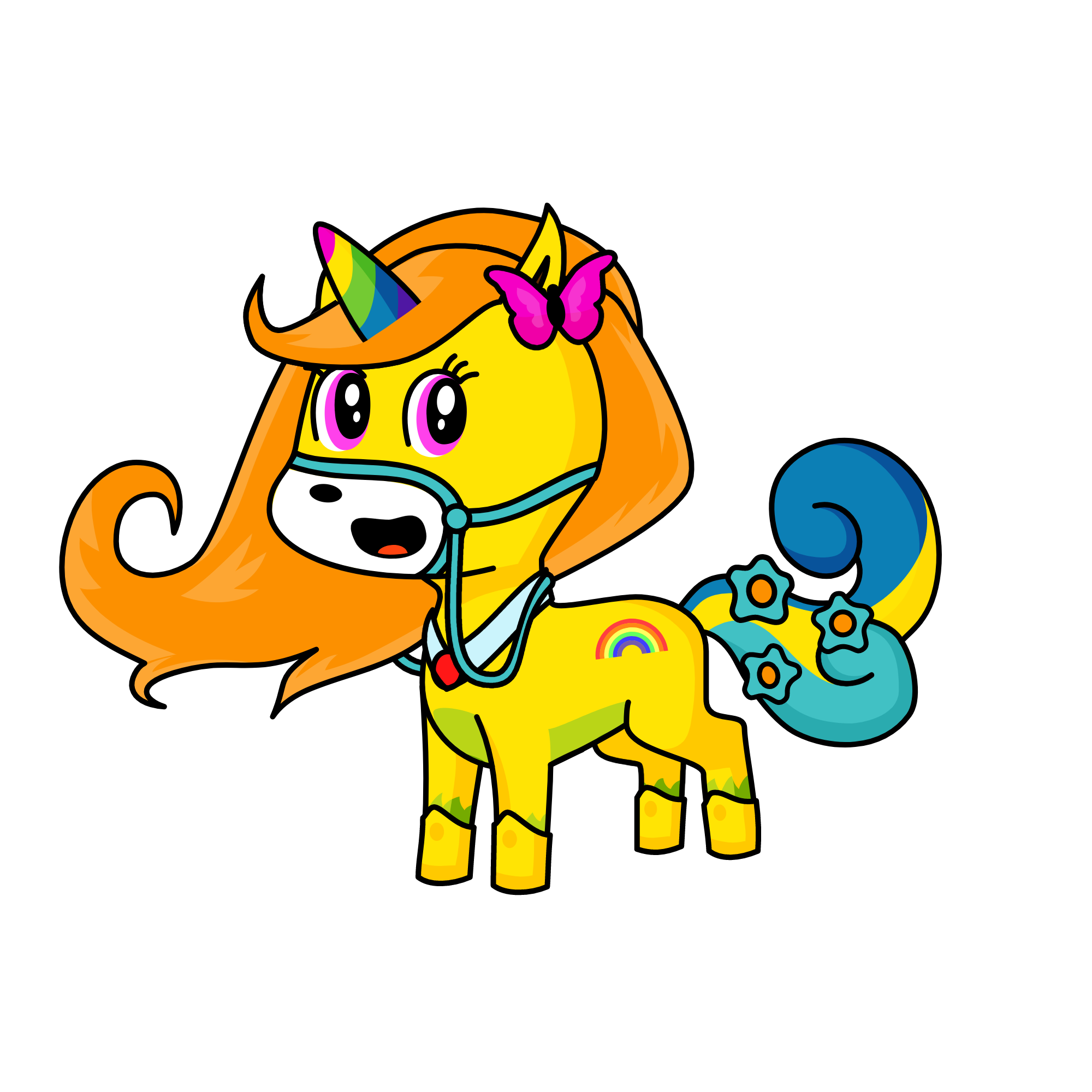 Azedinho, the unicorn