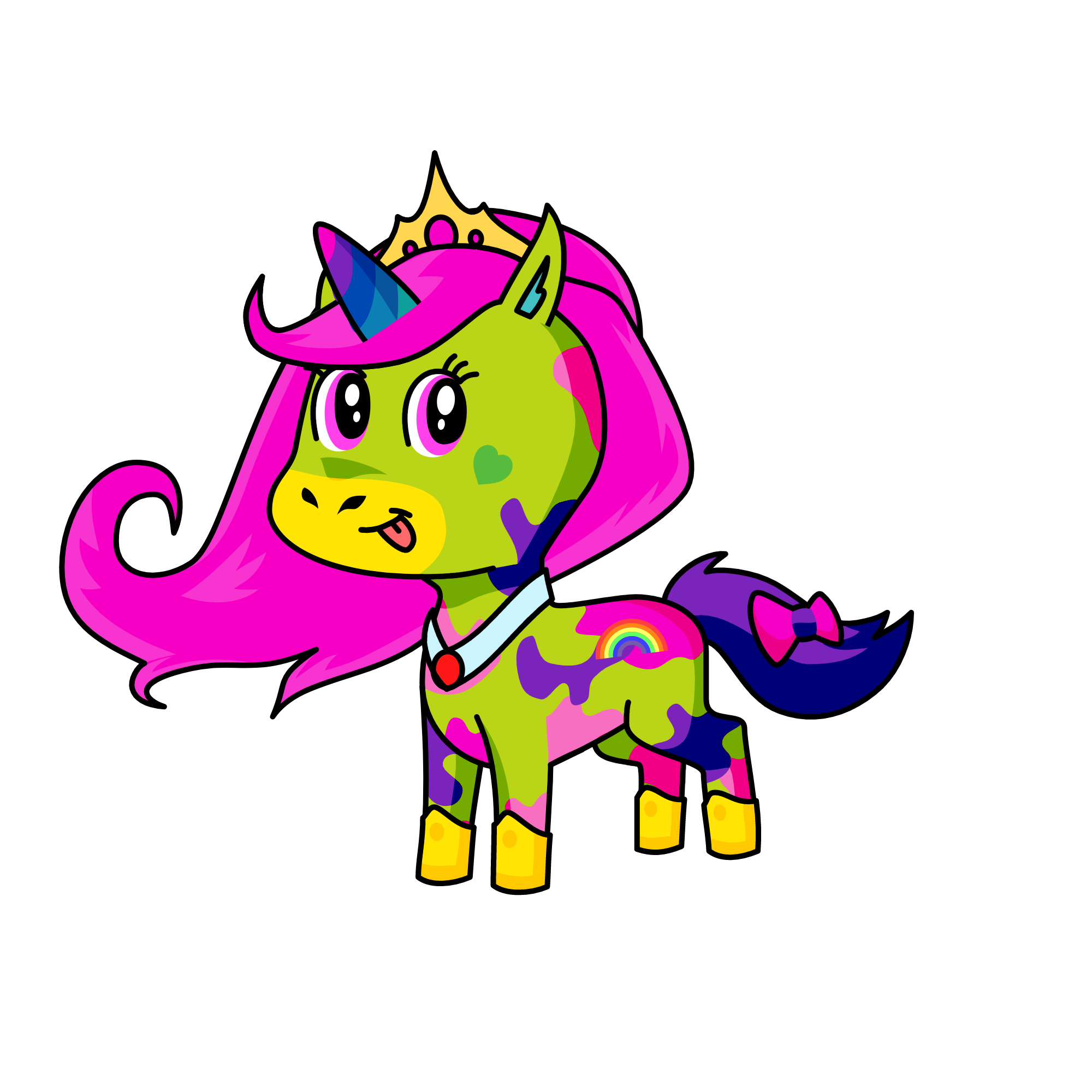 Cicis sister ella, the unicorn