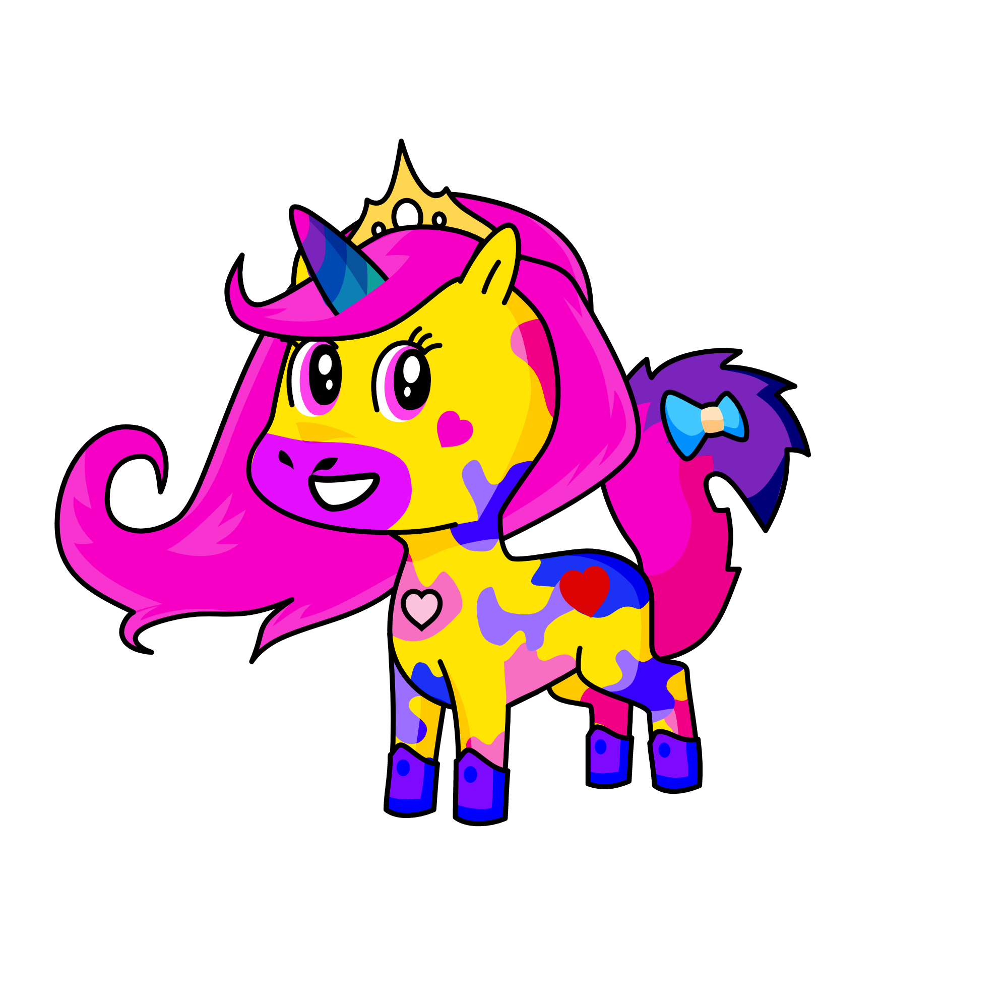 Cicis and ellas and Bella's sister bella, the unicorn