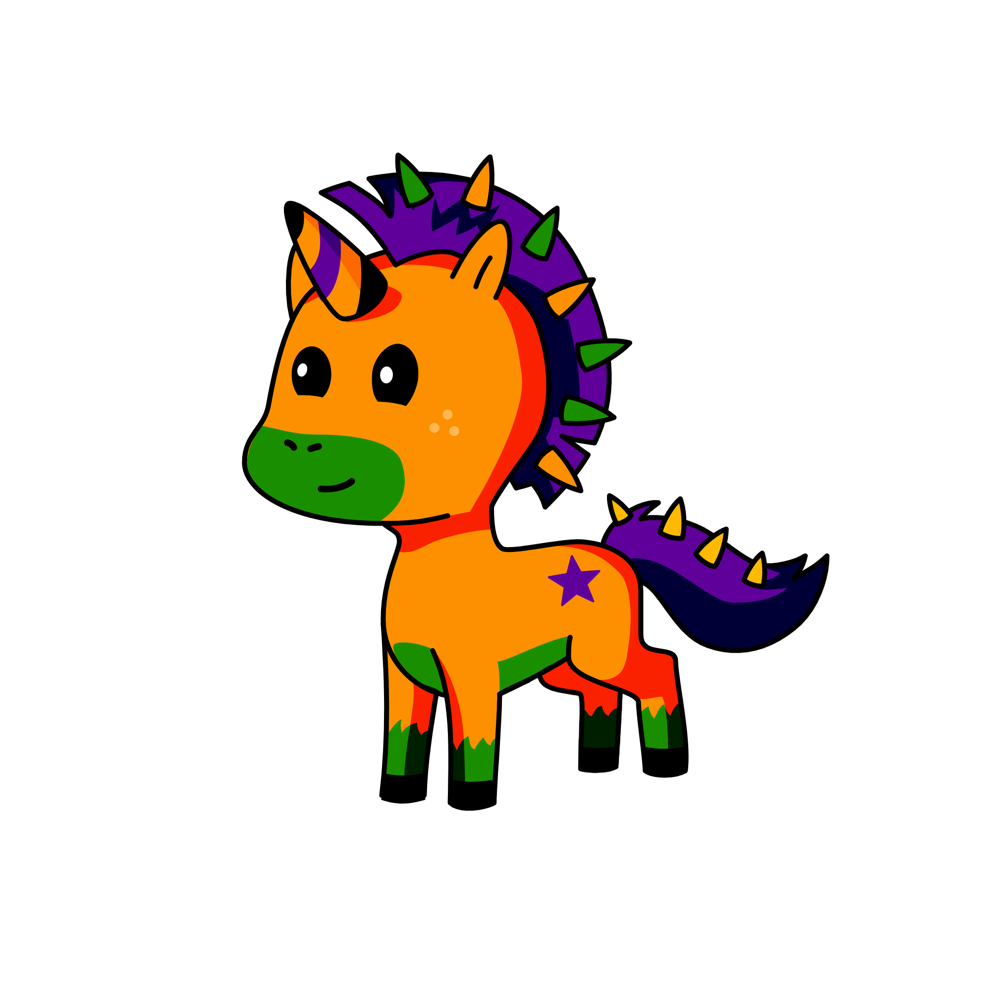 Halloweenicorn, the unicorn