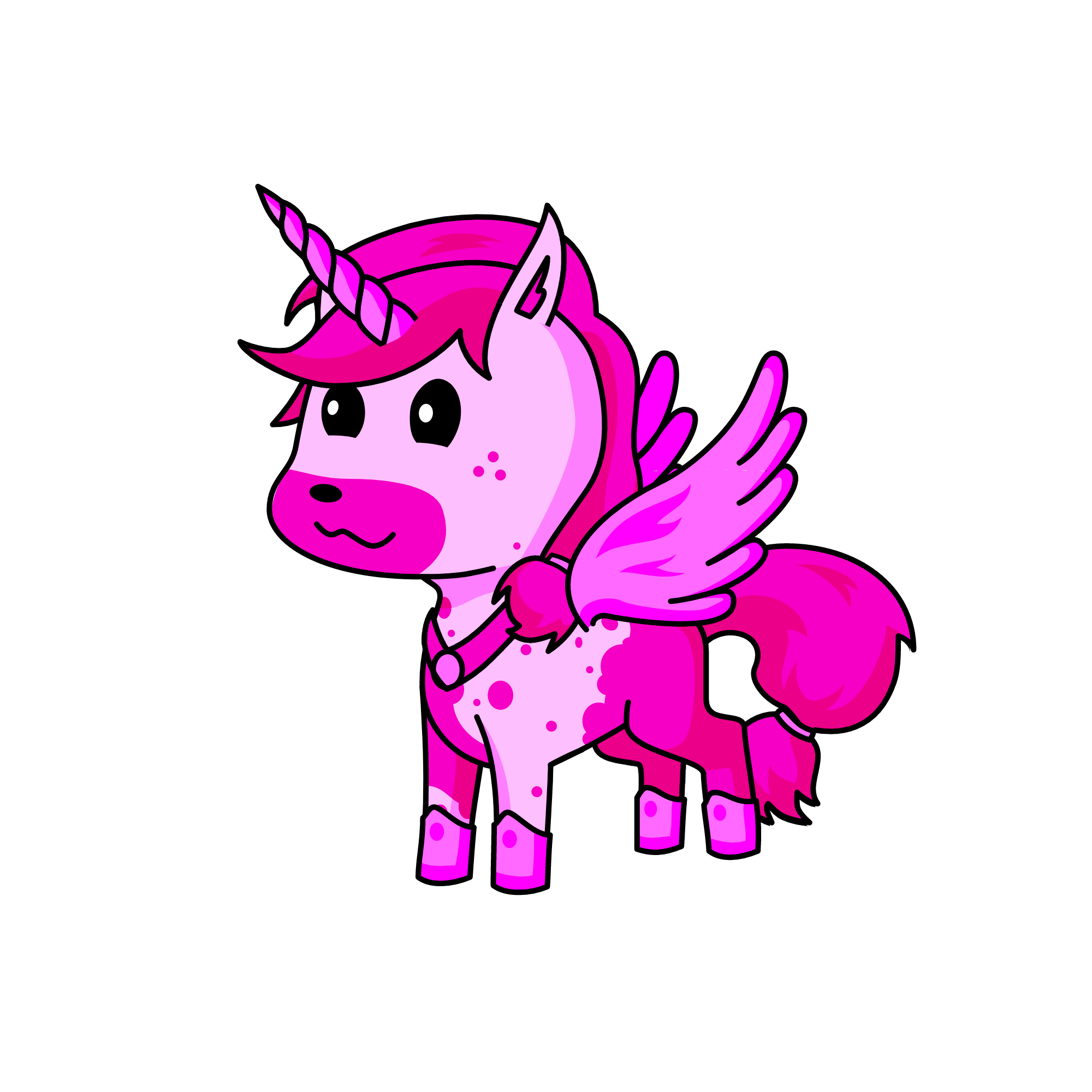 Princess Carnation, the unicorn