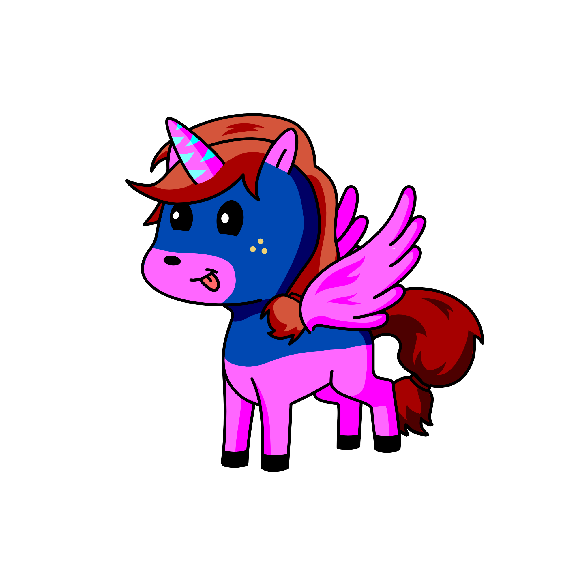Queen Anna, the unicorn