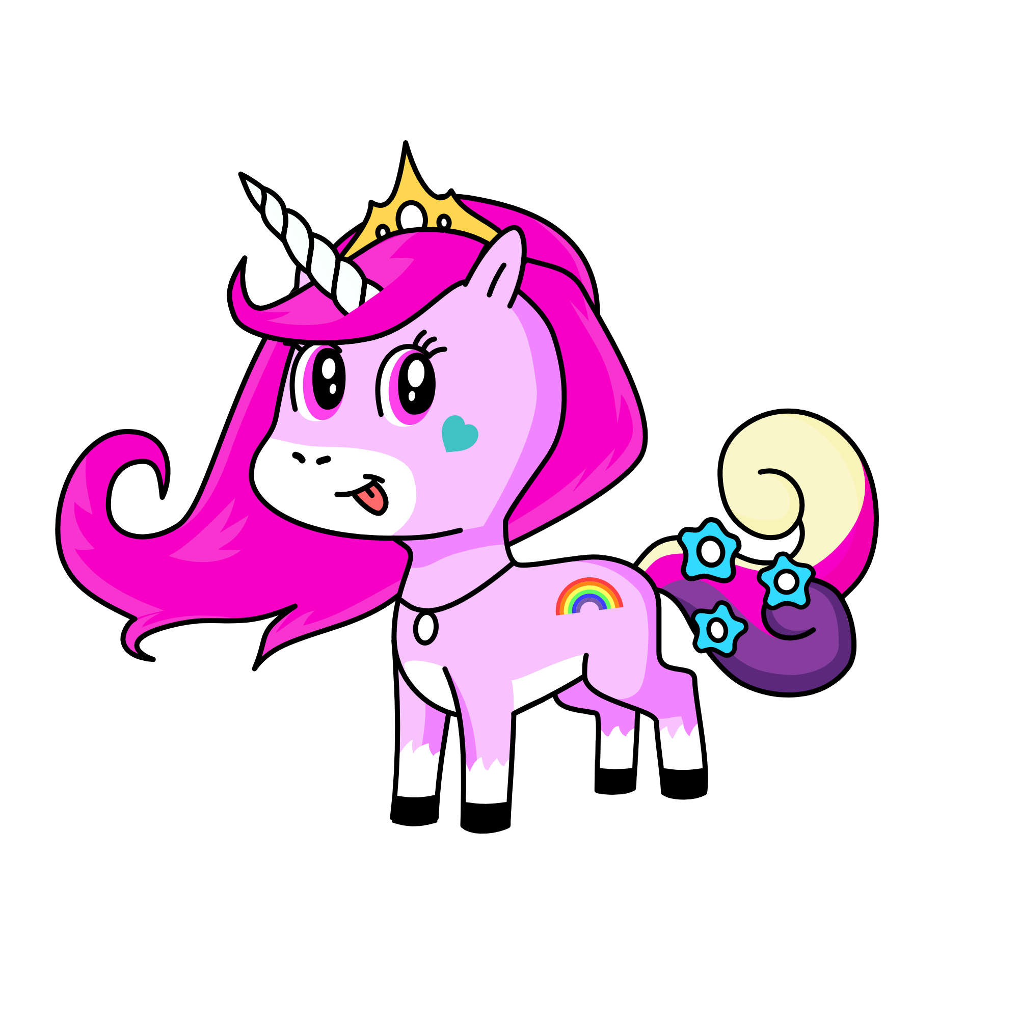 Sparkle Butt, the unicorn