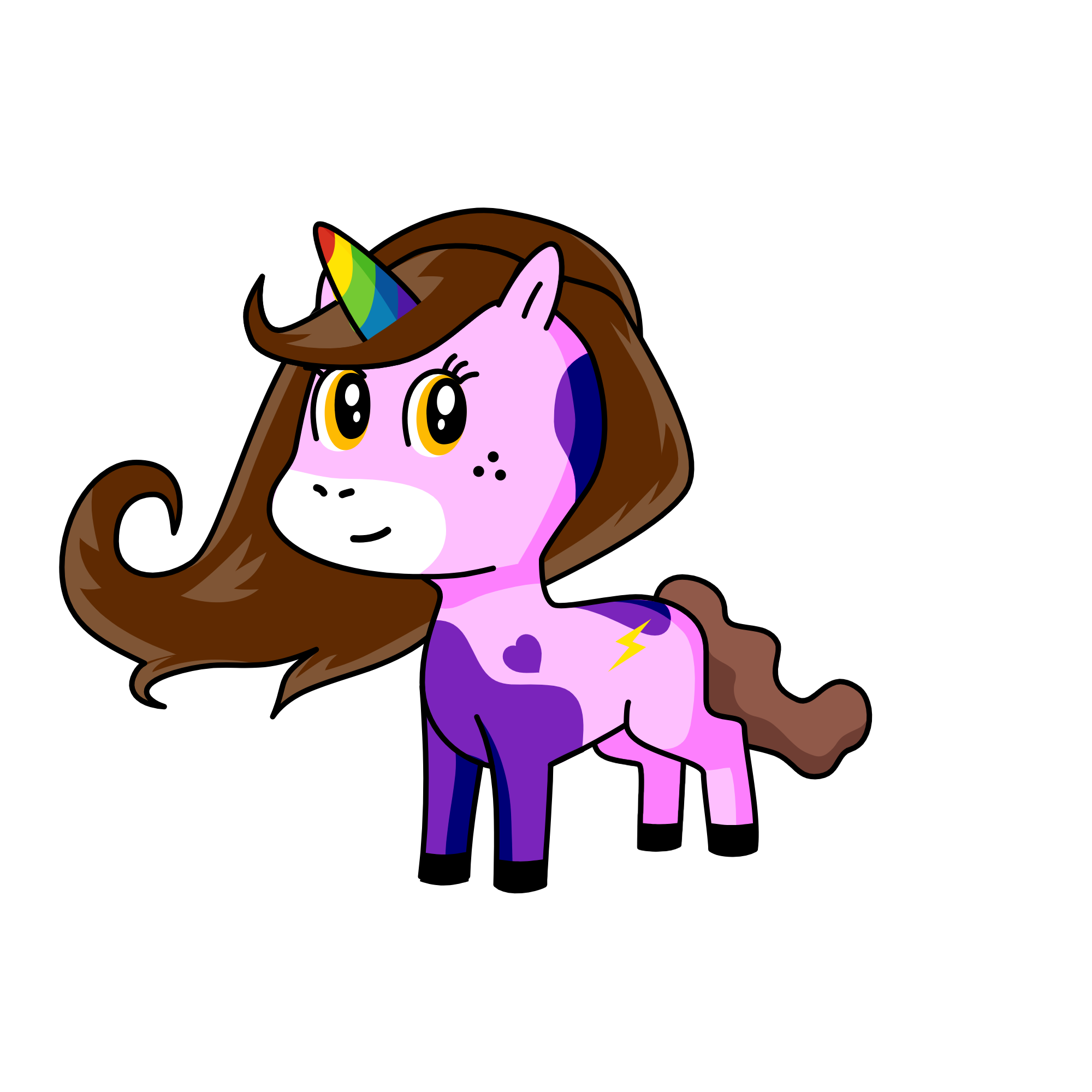 RAINBOW, the unicorn