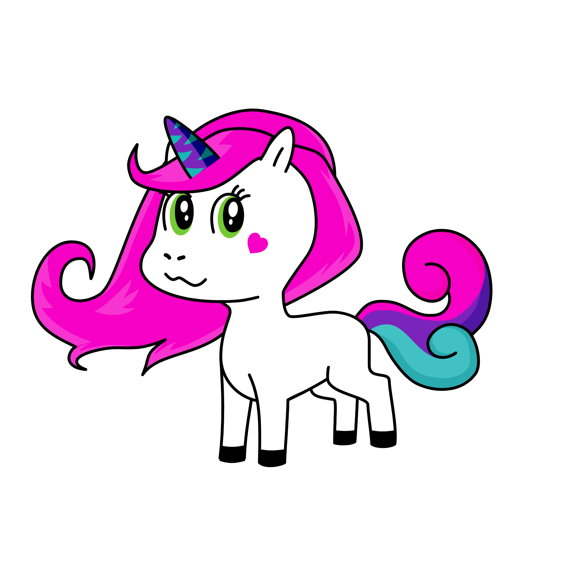 pinky, the unicorn