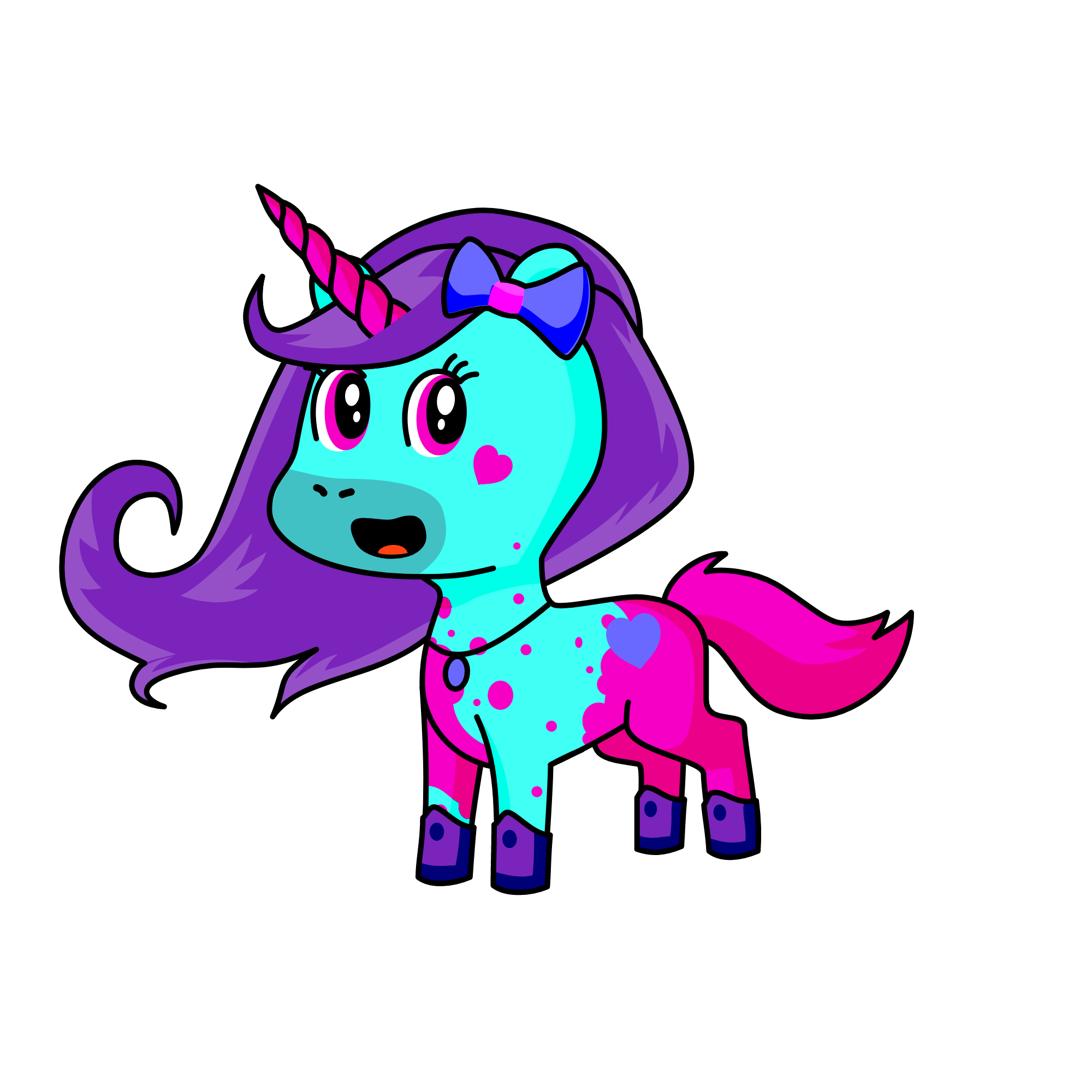 UNIPINK, the unicorn