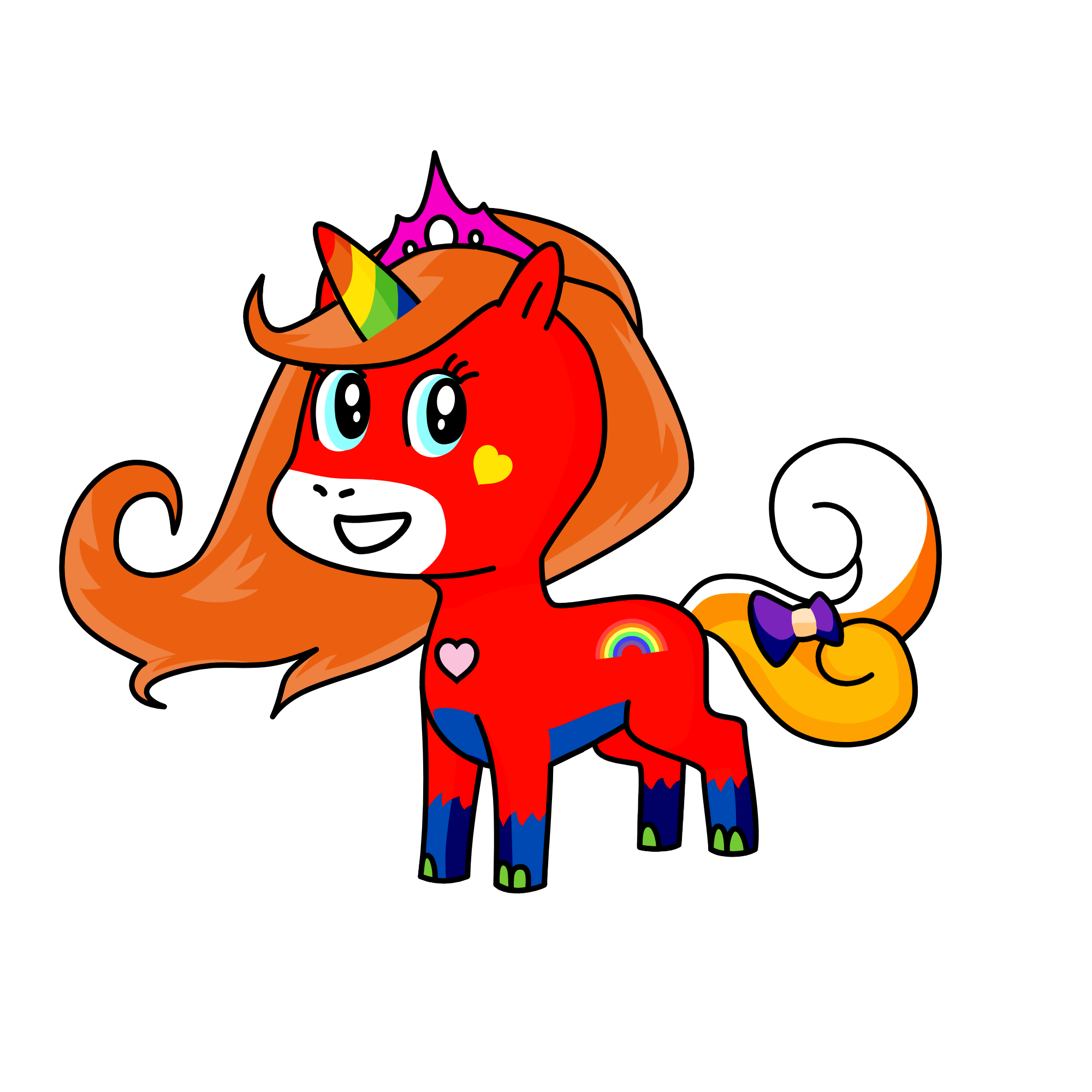 Rainbowla, the unicorn